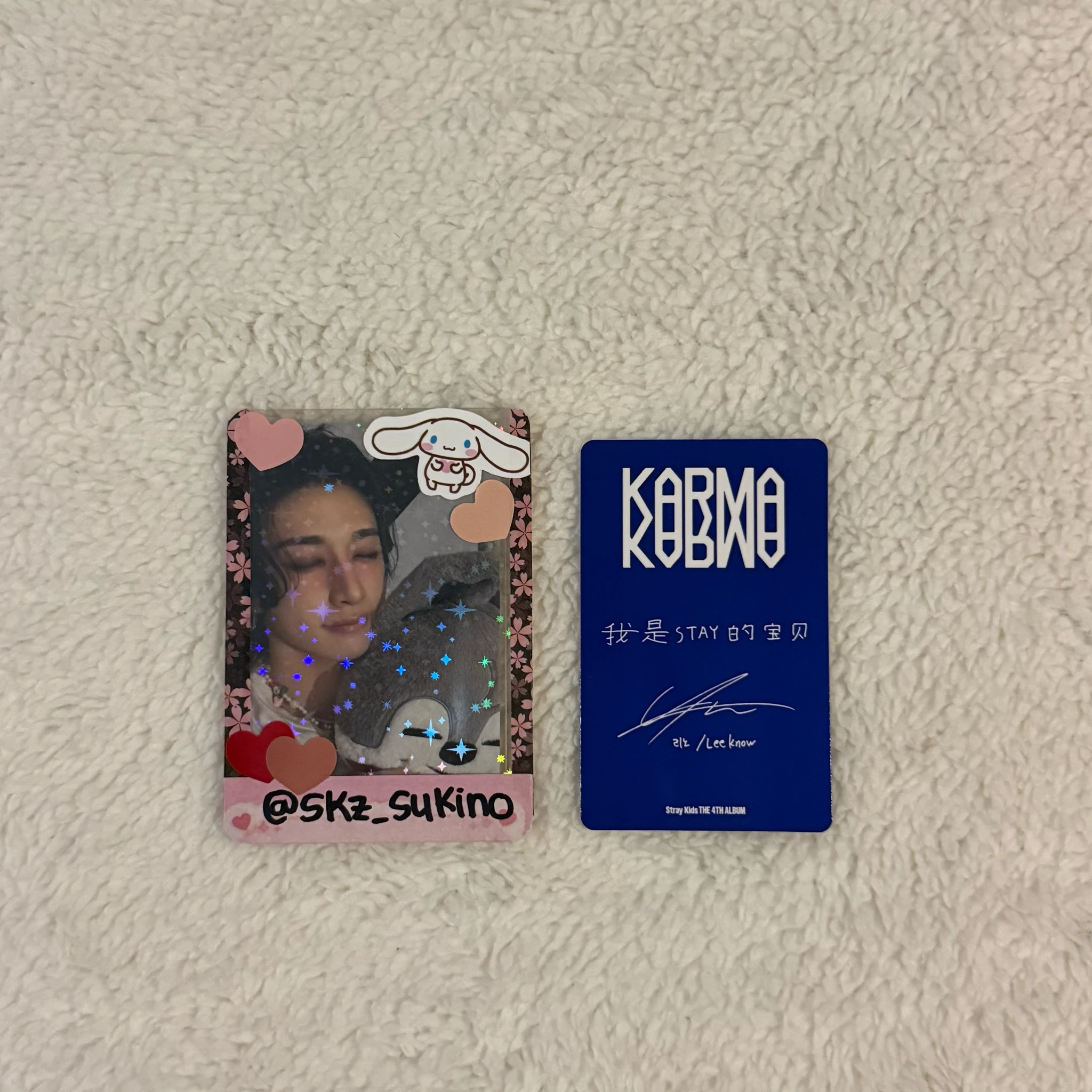 Stray Kids Lee Know Stray Kids - Lee Know - KARMA Album round 4 kmstation pob (pre-order benefit) listing photo 2