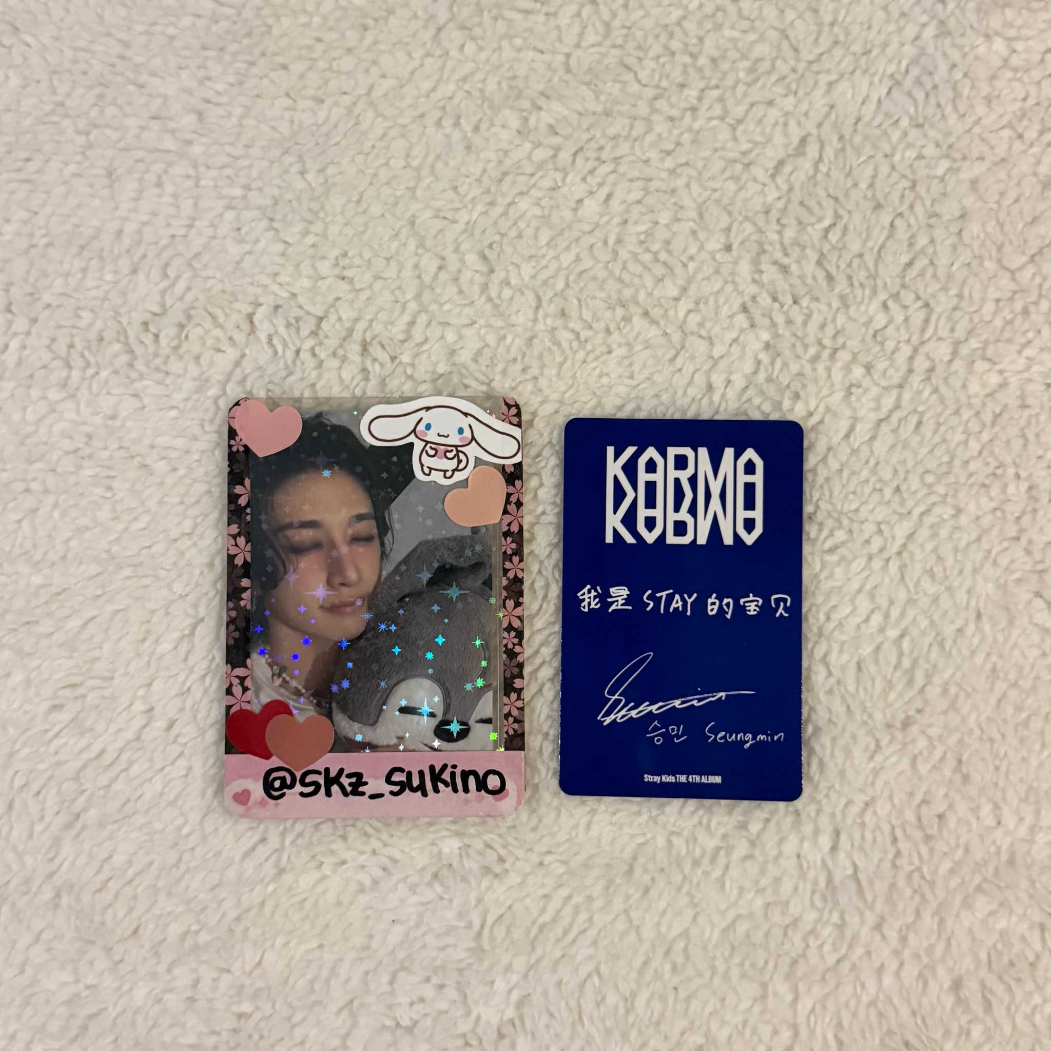 Stray Kids Seungmin Stray Kids - Seungmin - KARMA Album KMStation pob (pre-order benefit) round 4 listing photo 2