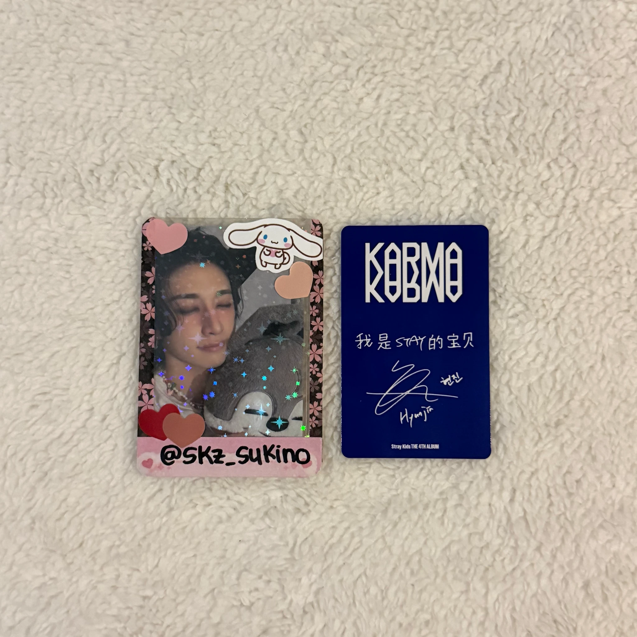 Stray Kids Hyunjin Stray Kids - Hyunjin - KARMA Album KMStation pob (pre-order benefit) round 4 listing photo 2