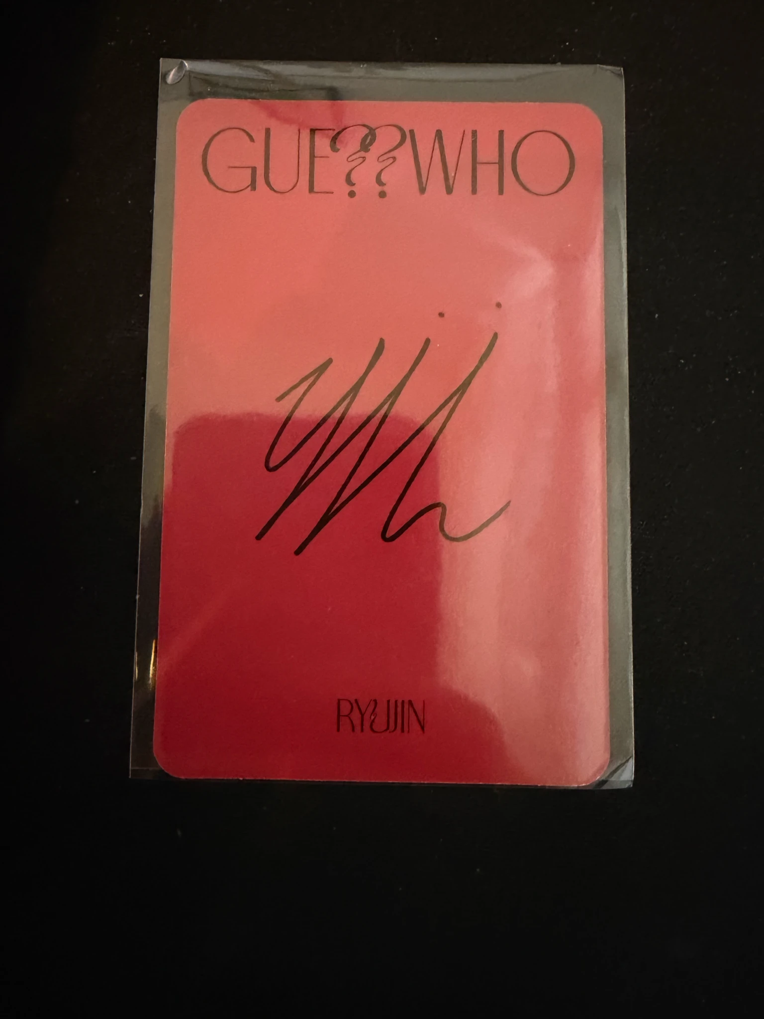 ITZY Ryujin ITZY - Ryujin - GUESS WHO Album album photocard standard version listing photo 2