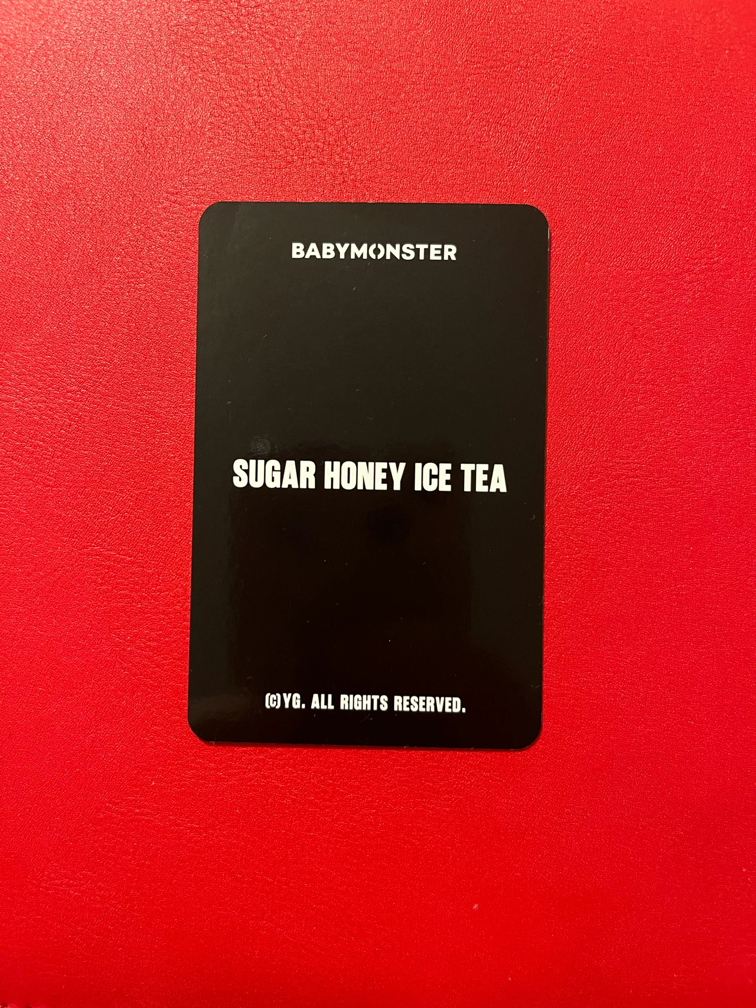 BABYMONSTER Chiquita BABYMONSTER - Chiquita - Sugar Honey Ice Tea MD Event bulk pack merch photocard listing photo 2