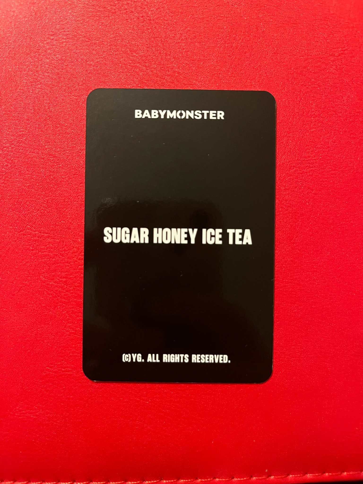 BABYMONSTER Rora BABYMONSTER - Rora - SUGAR HONEY ICE TEA Album bulk pack merch photocard trading card listing photo 2