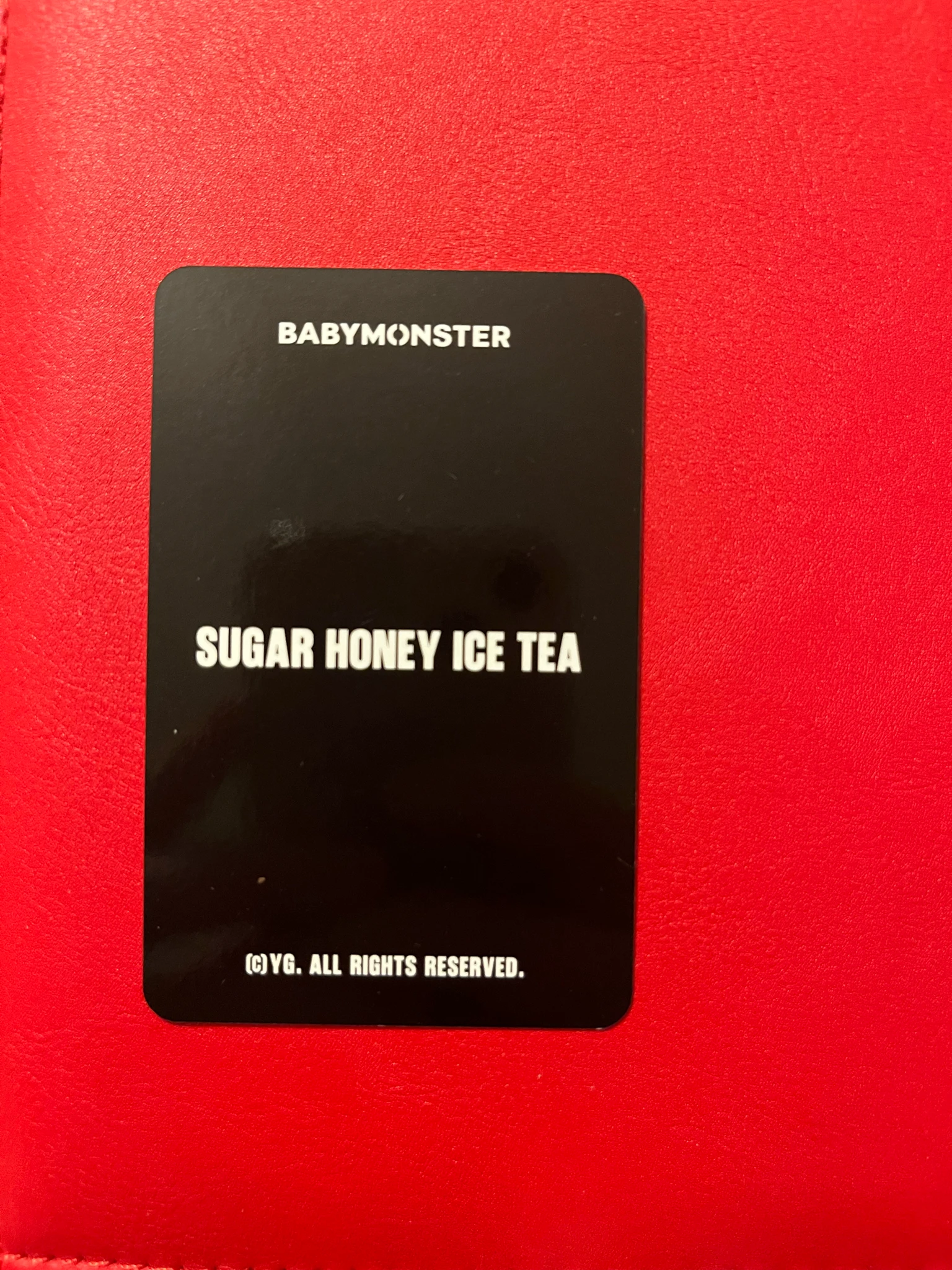 BABYMONSTER Pharita BABYMONSTER - Pharita - SUGAR HONEY ICE TEA Album bulk pack limited edition seoul merch photocard listing photo 2