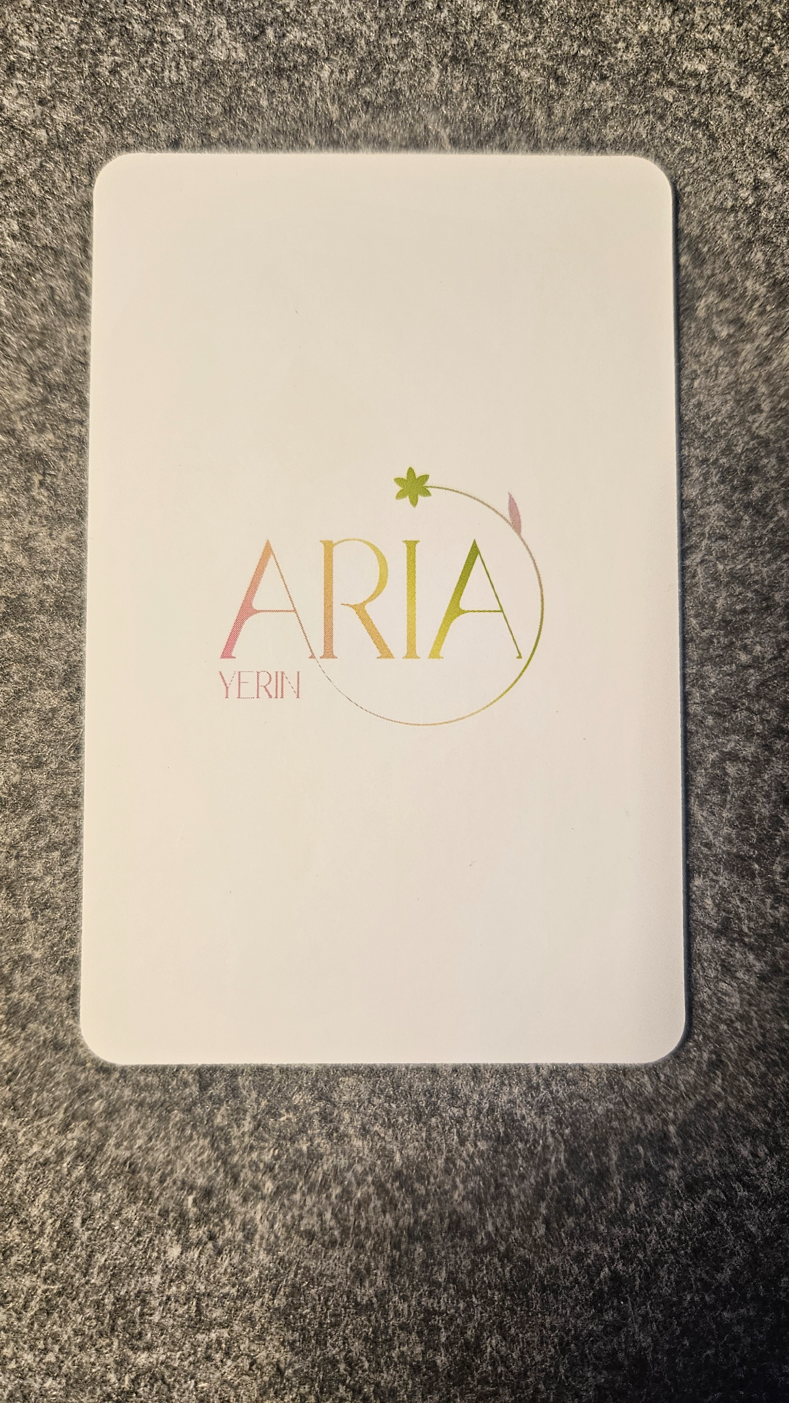 Yerin Yerin Yerin - Yerin - ARIA Album synnara pob (pre-order benefit) listing photo 2