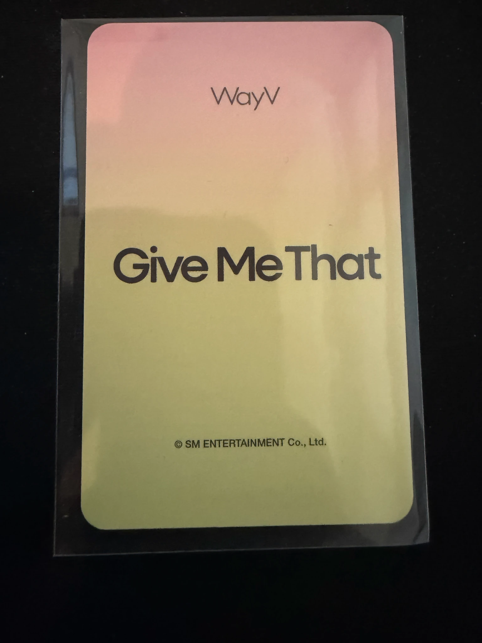 WayV Hendery WayV - Hendery - Give Me That Album dear my muse (dmm) pob (pre-order benefit) listing photo 2