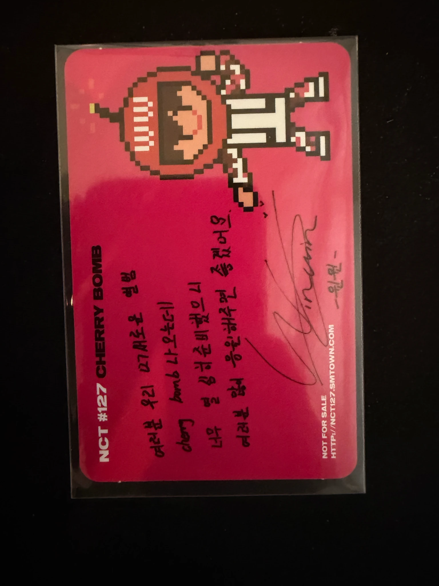 NCT 127 Winwin NCT 127 - Winwin - Cherry Bomb Album album photocard listing photo 2