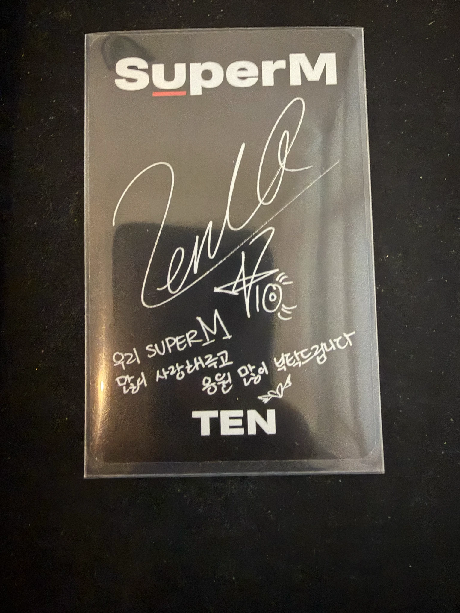 SuperM Ten SuperM - Ten - SuperM Album album photocard listing photo 2