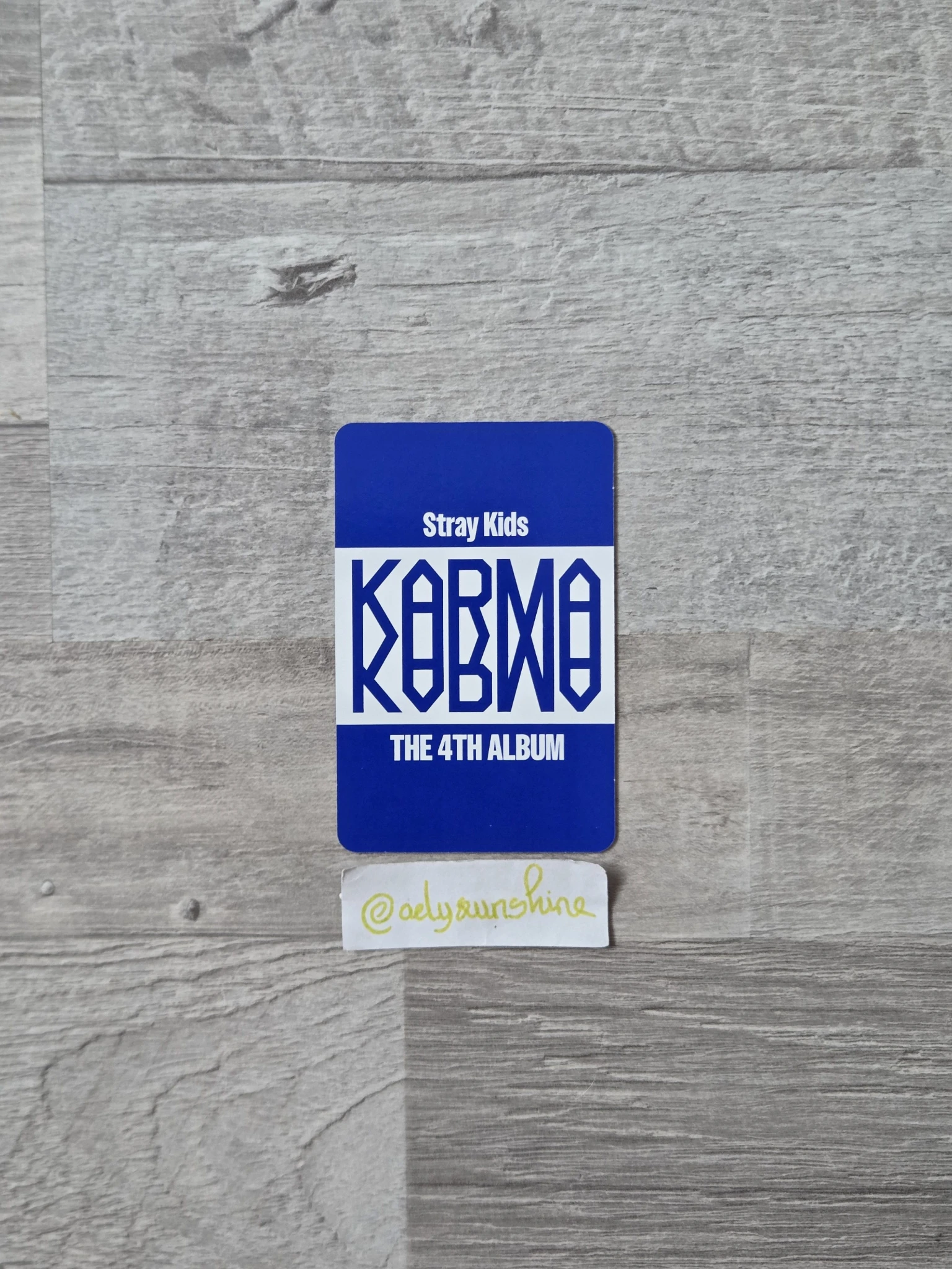 Stray Kids Seungmin Stray Kids - Seungmin - KARMA Album album photocard listing photo 2