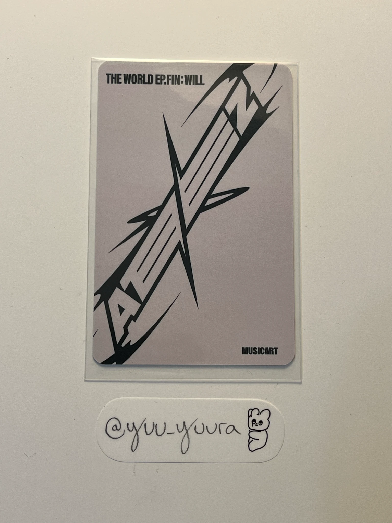 ATEEZ Jongho ATEEZ - Jongho - THE WORLD EP.FIN : WILL Album pob (pre-order benefit) musicart (music art) listing photo 2