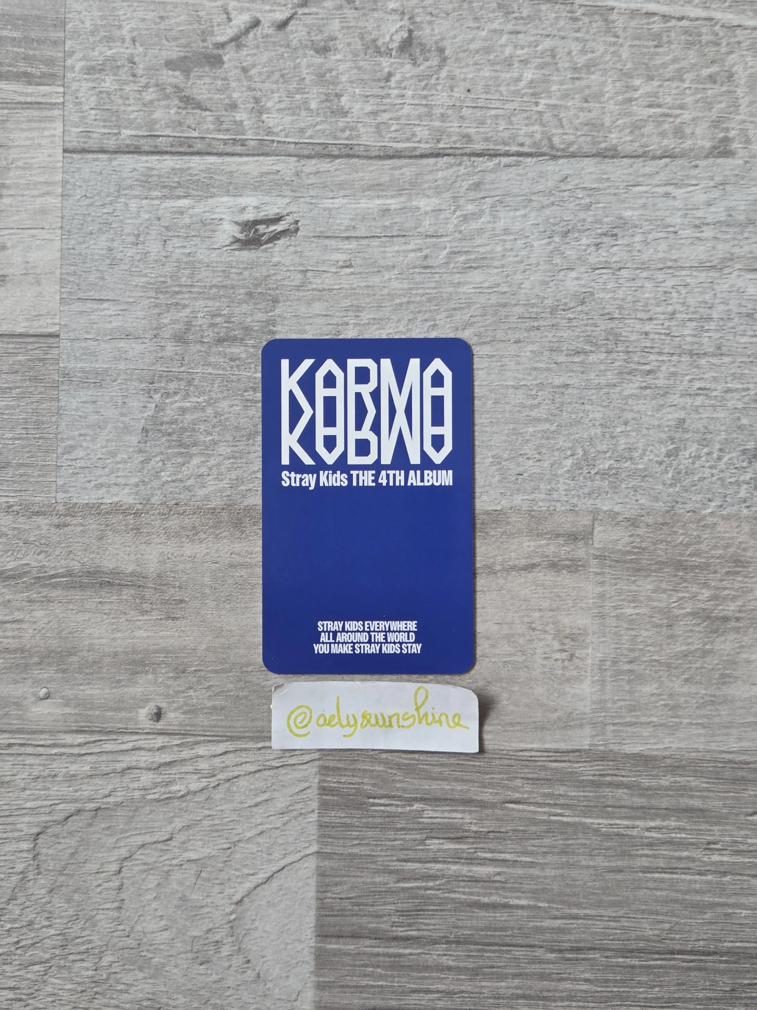 Stray Kids HAN Stray Kids - HAN - KARMA Album Skzoo Ver album benefit listing photo 2