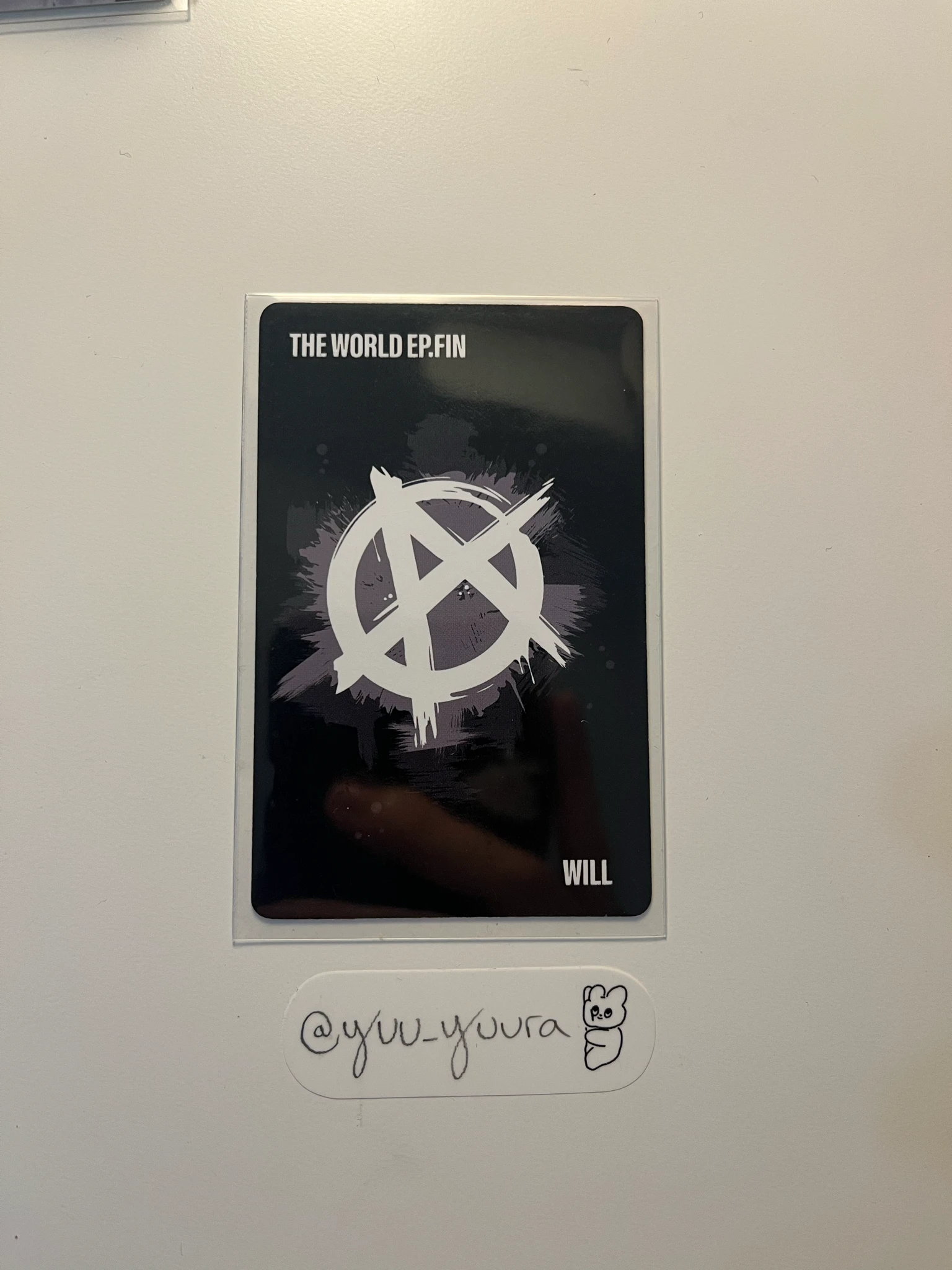ATEEZ Wooyoung ATEEZ - Wooyoung - THE WORLD EP.FIN: WILL Album platform version image card album photocard listing photo 2