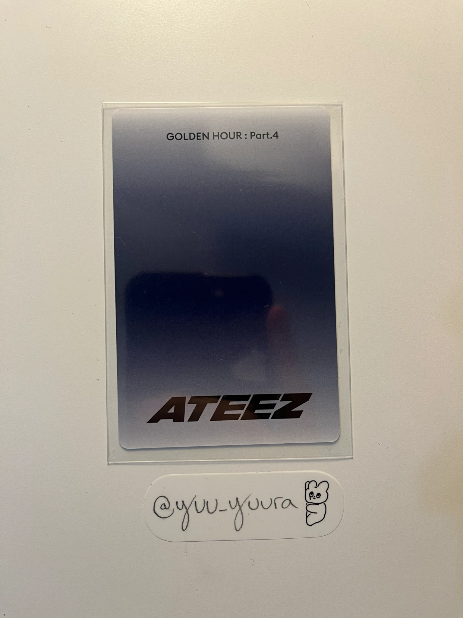 ATEEZ Yunho ATEEZ - Yunho - Golden Hour : Part.4 Album album photocard poca album listing photo 2
