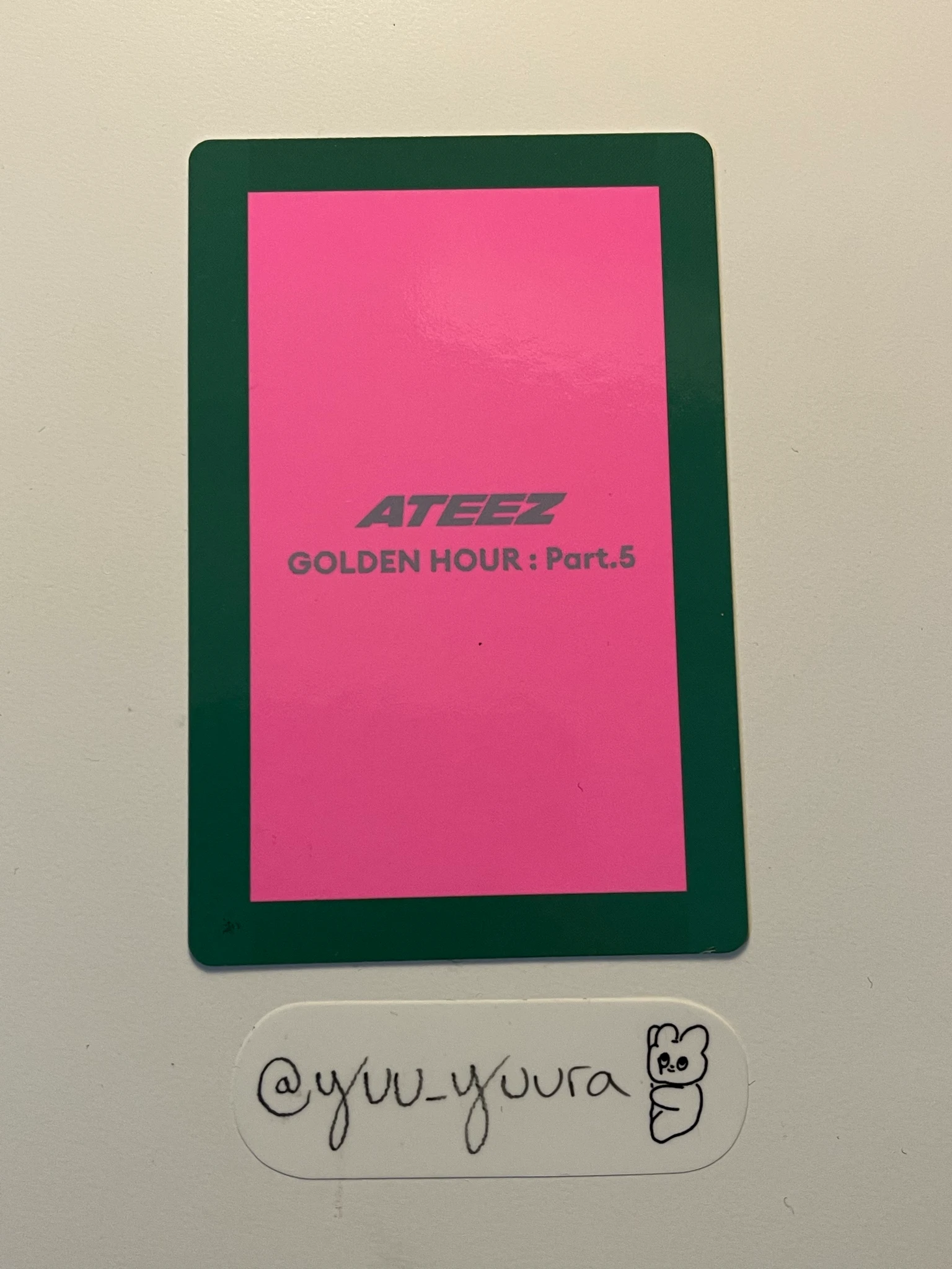 ATEEZ Jongho ATEEZ - Jongho - GOLDEN HOUR : Part.5 Album album photocard A version listing photo 2
