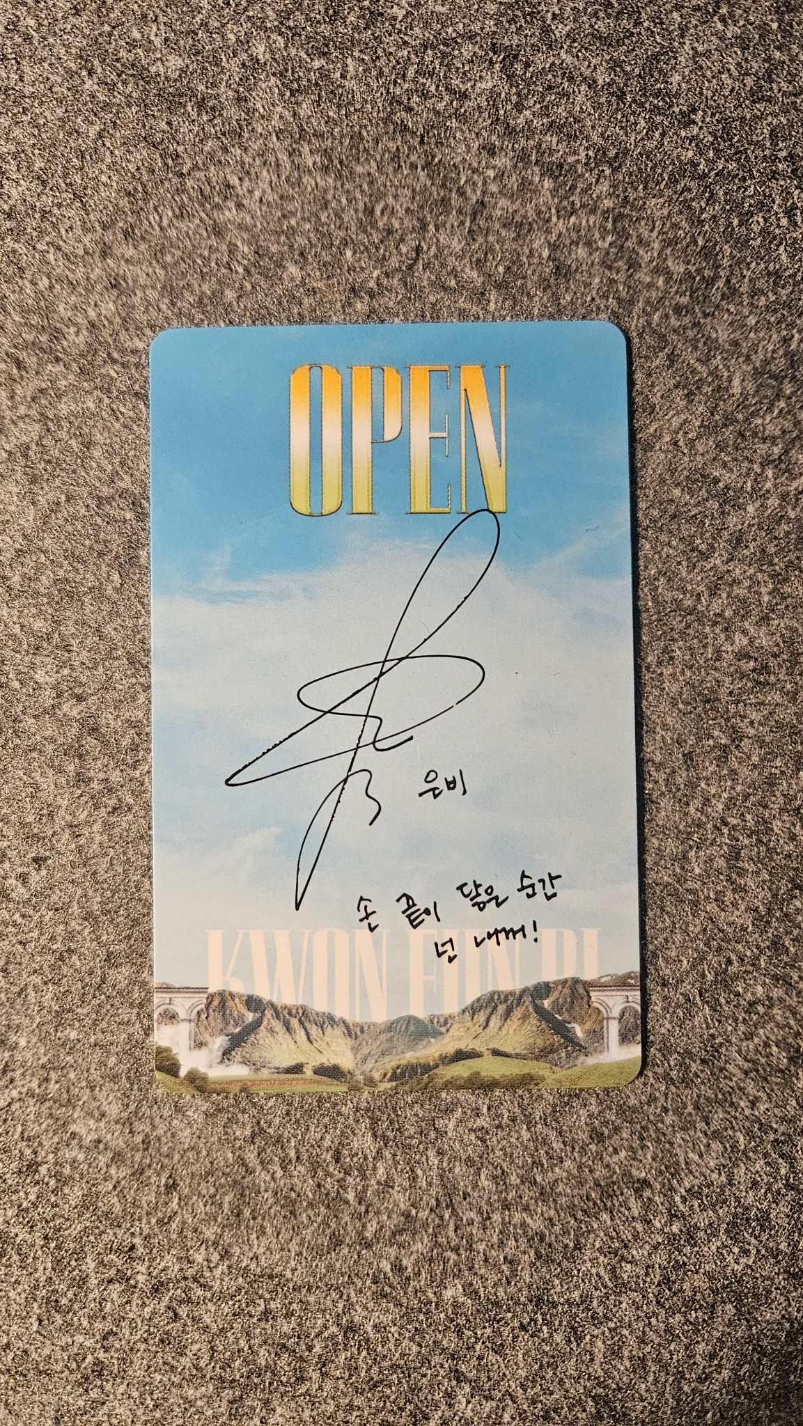 Kwon Eunbi Kwon Eunbi Kwon Eunbi - Kwon Eunbi - Open Album photocard set special version first press only listing photo 2