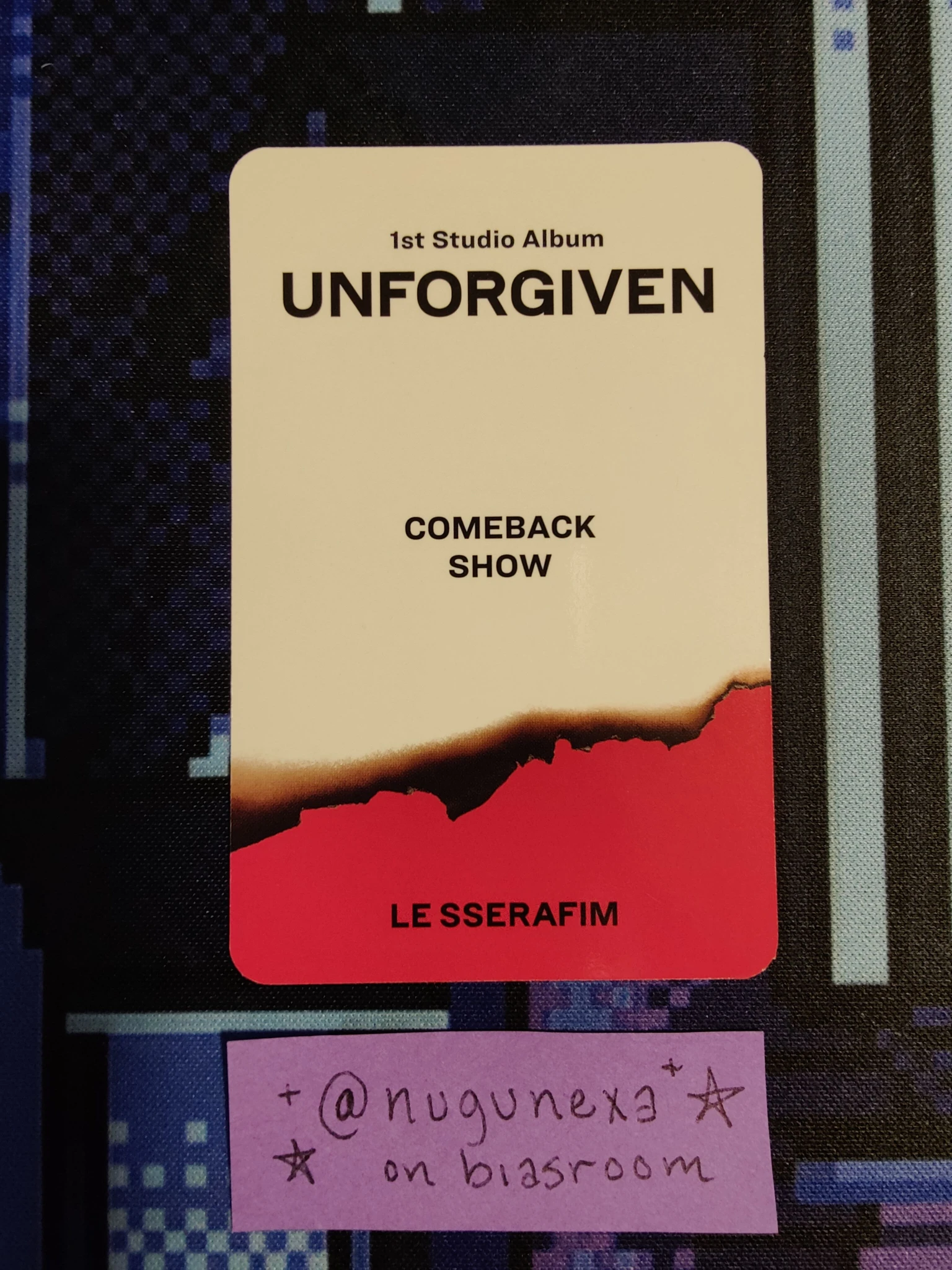 LE SSERAFIM Huh Yunjin LE SSERAFIM - Huh Yunjin - UNFORGIVEN Album comeback live event listing photo 2