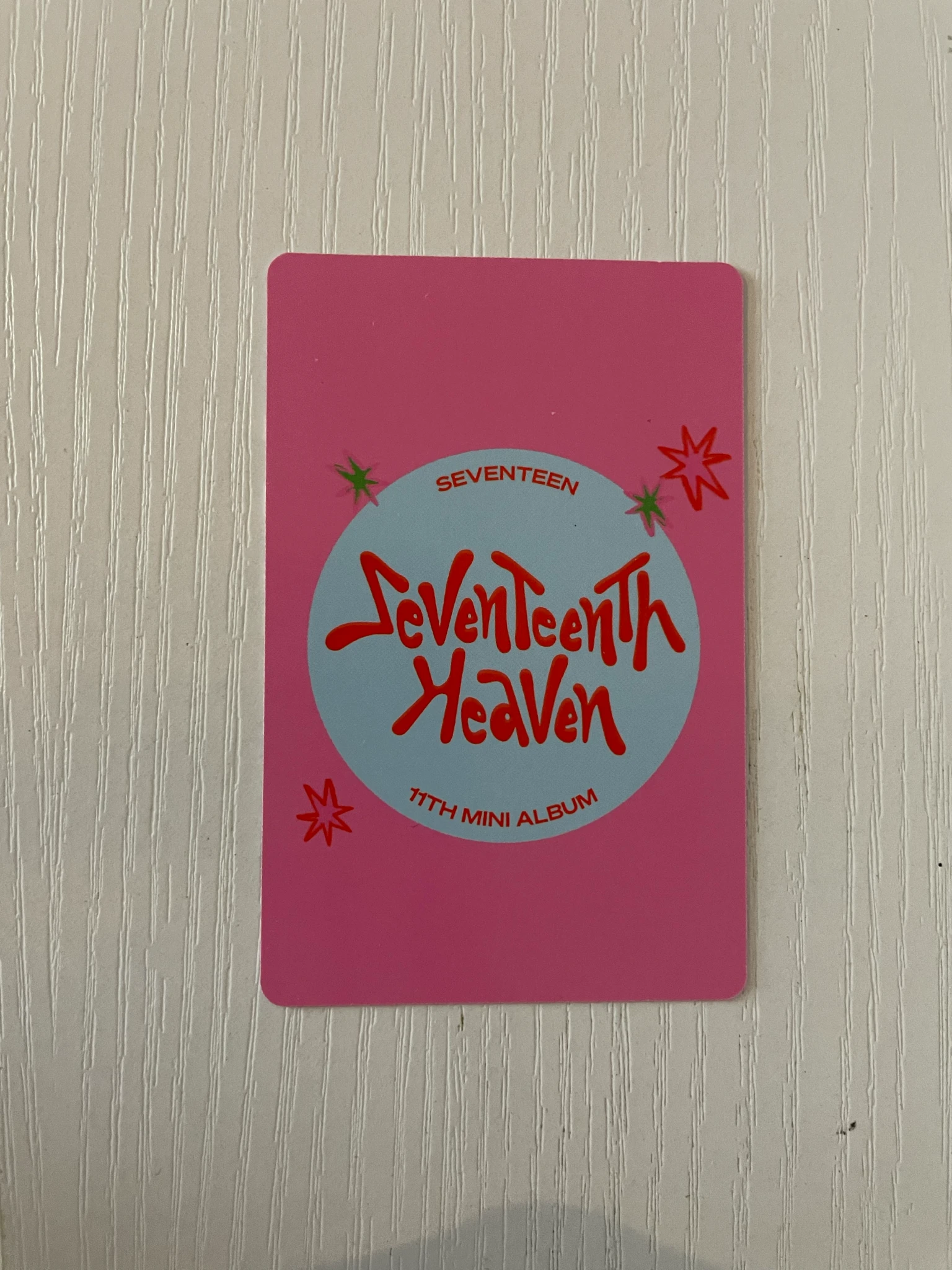 SEVENTEEN DK SEVENTEEN - DK - Seventeenth Heaven Album album photocard kit version khino photocard listing photo 2