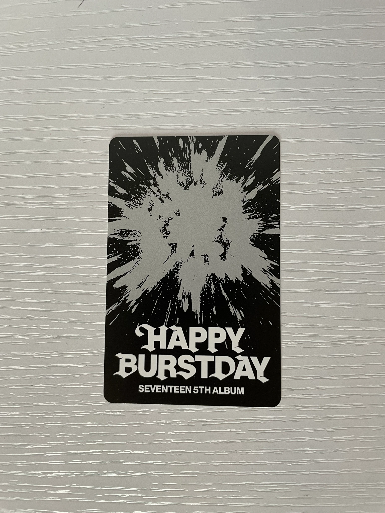 SEVENTEEN DK SEVENTEEN - DK - HAPPY BURSTDAY Album vinyl version listing photo 2