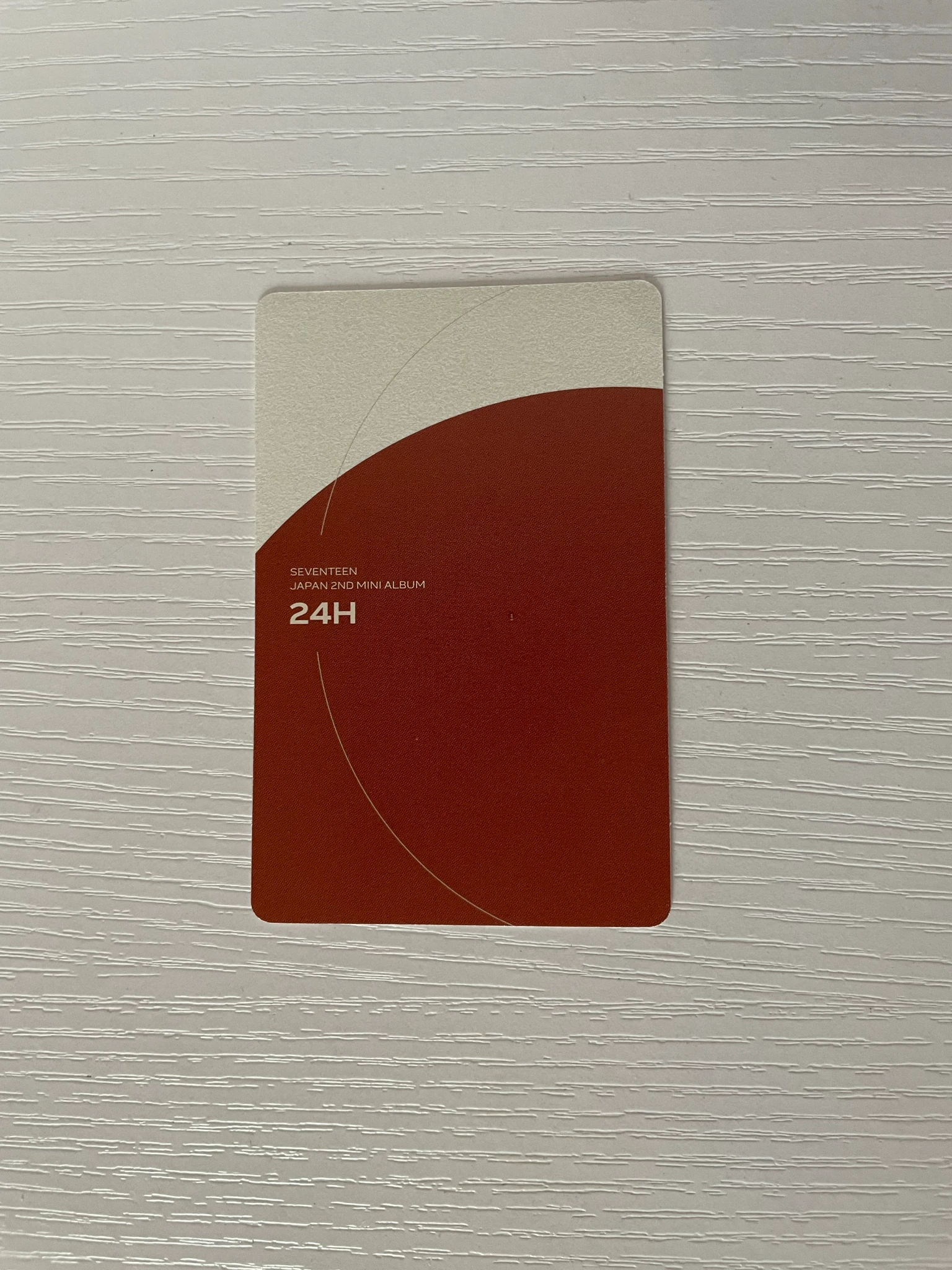 SEVENTEEN Hoshi SEVENTEEN - Hoshi - 24H Album album photocard regular version listing photo 2
