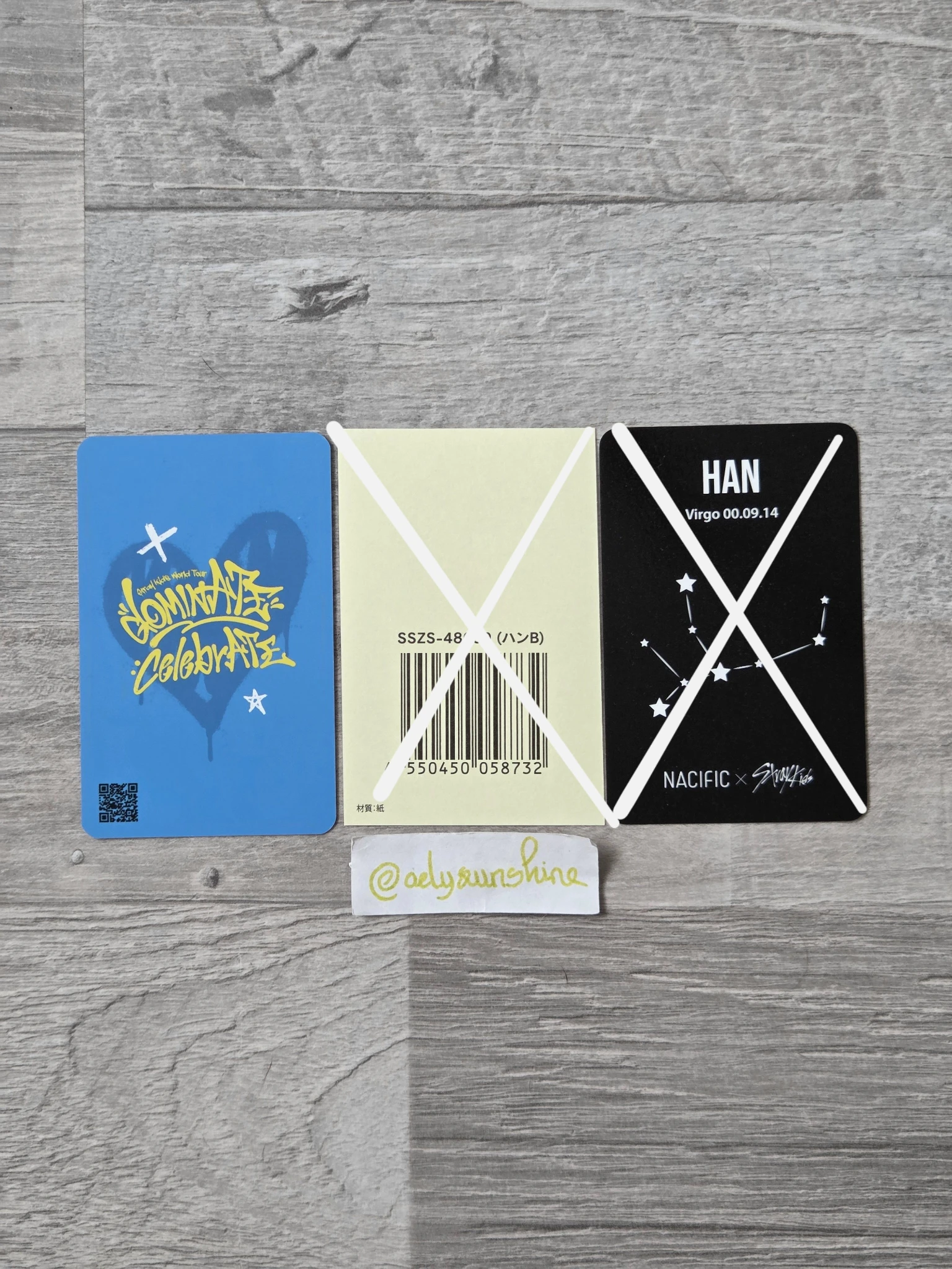 Stray Kids HAN Stray Kids - HAN - dominATE: celebrATE Pop-Up Store Event online pre-order benefit (pob) purchase benefit listing photo 2