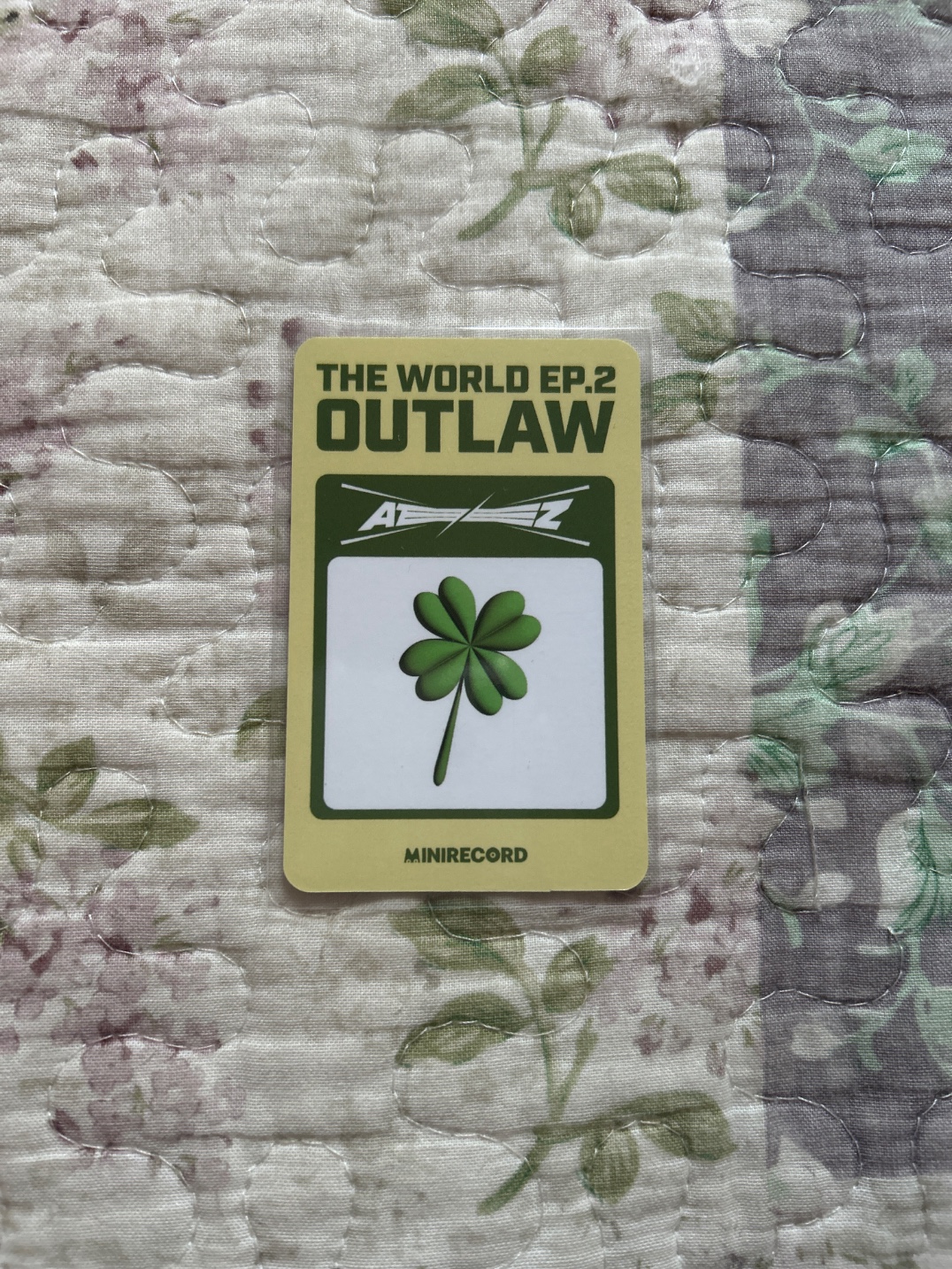 ATEEZ San ATEEZ - San - THE WORLD EP.2 : OUTLAW Album pob (pre-order benefit) minirecord shop listing photo 2