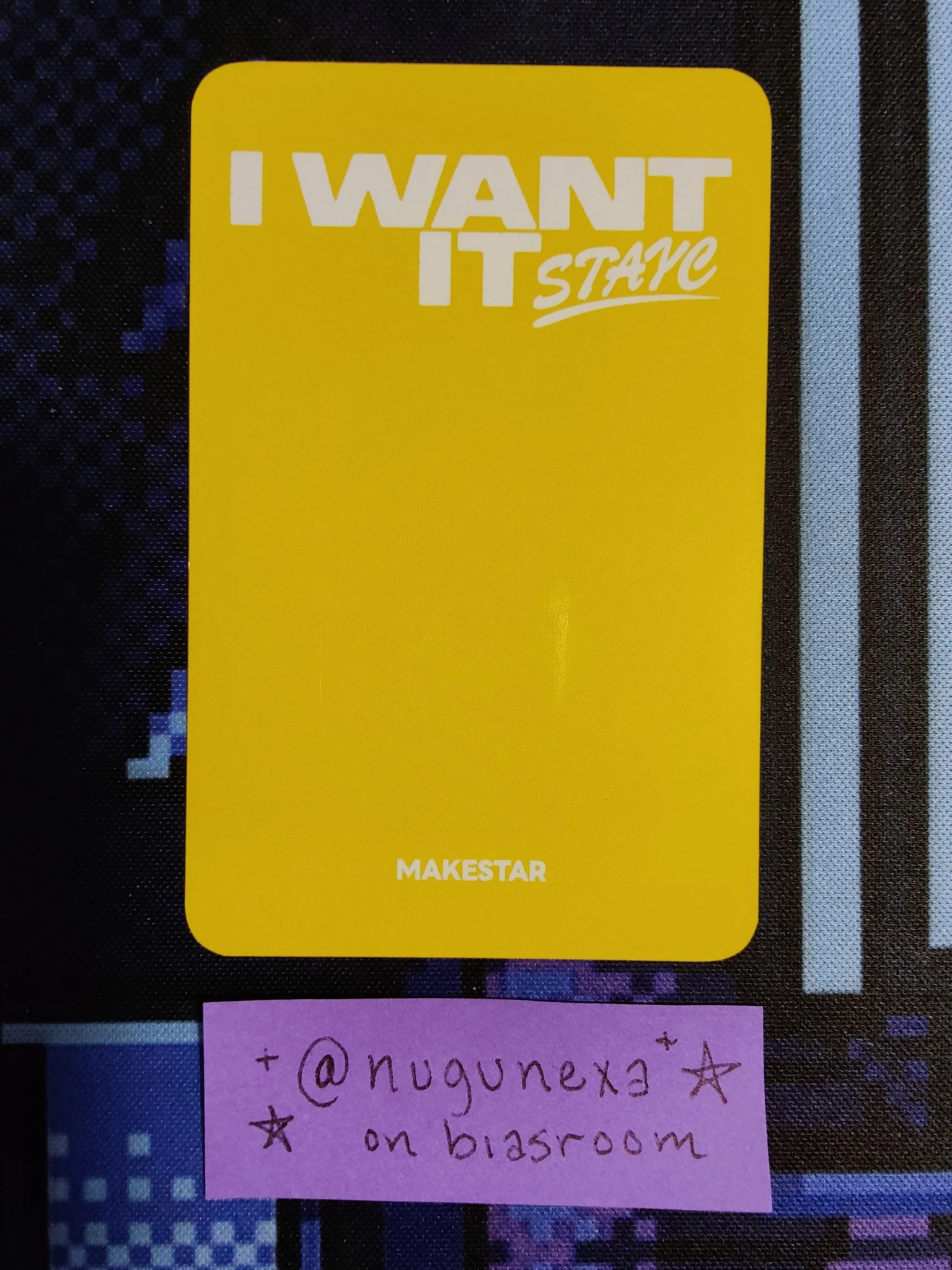 STAYC Sumin STAYC - Sumin - I WANT IT Album makestar round 2 fansign listing photo 2