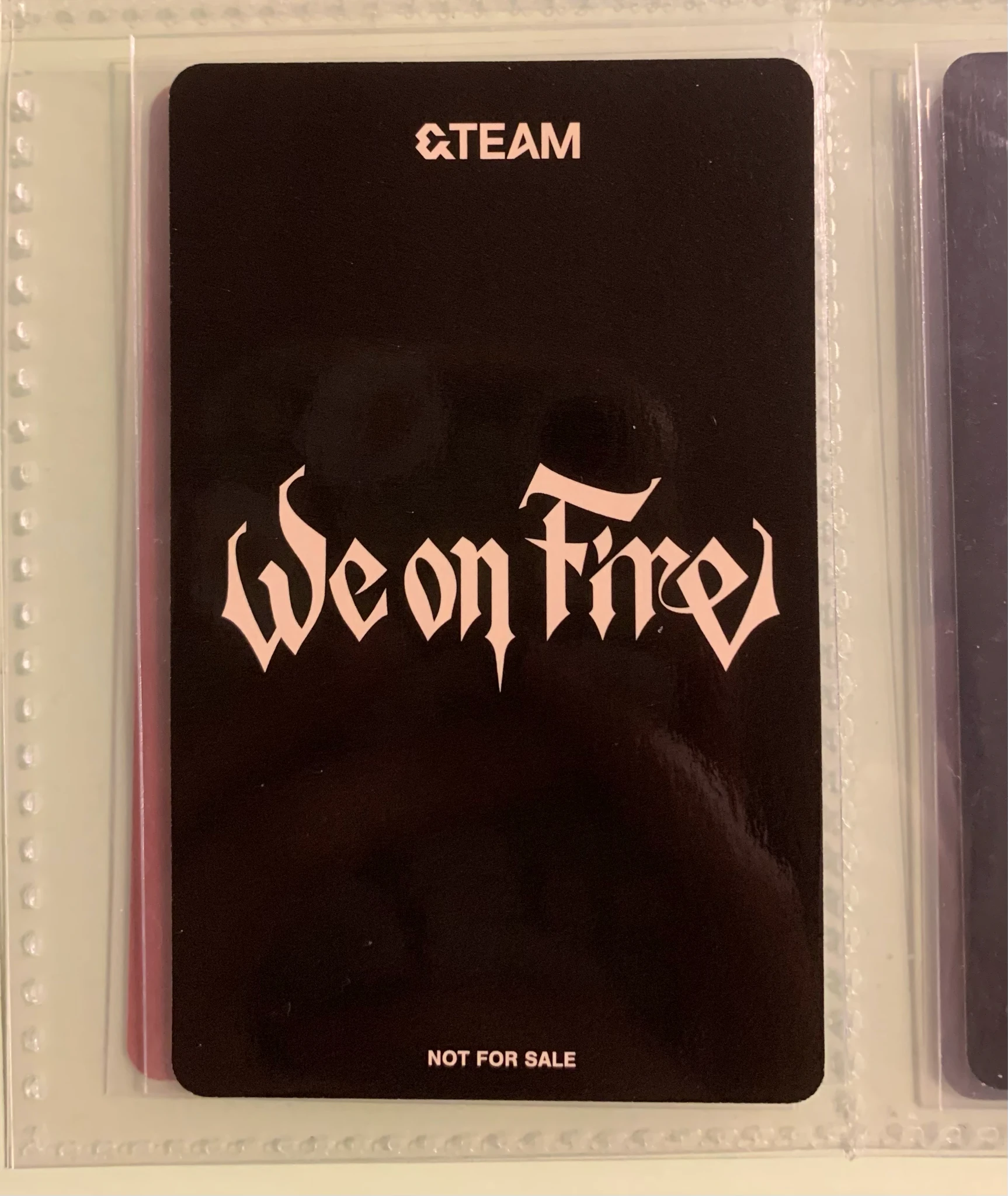 &TEAM Nicholas &TEAM - Nicholas - We on Fire  Album weverse japan shop (wvj) lucky draw (LD) round 2 listing photo 2