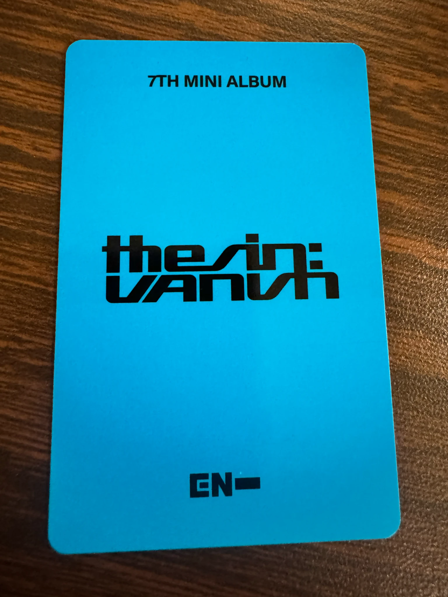 ENHYPEN Sunoo ENHYPEN - Sunoo - THE SIN: VANISH Album withfans / yizhiyu (yzy) round 2 video call (fancall) listing photo 2