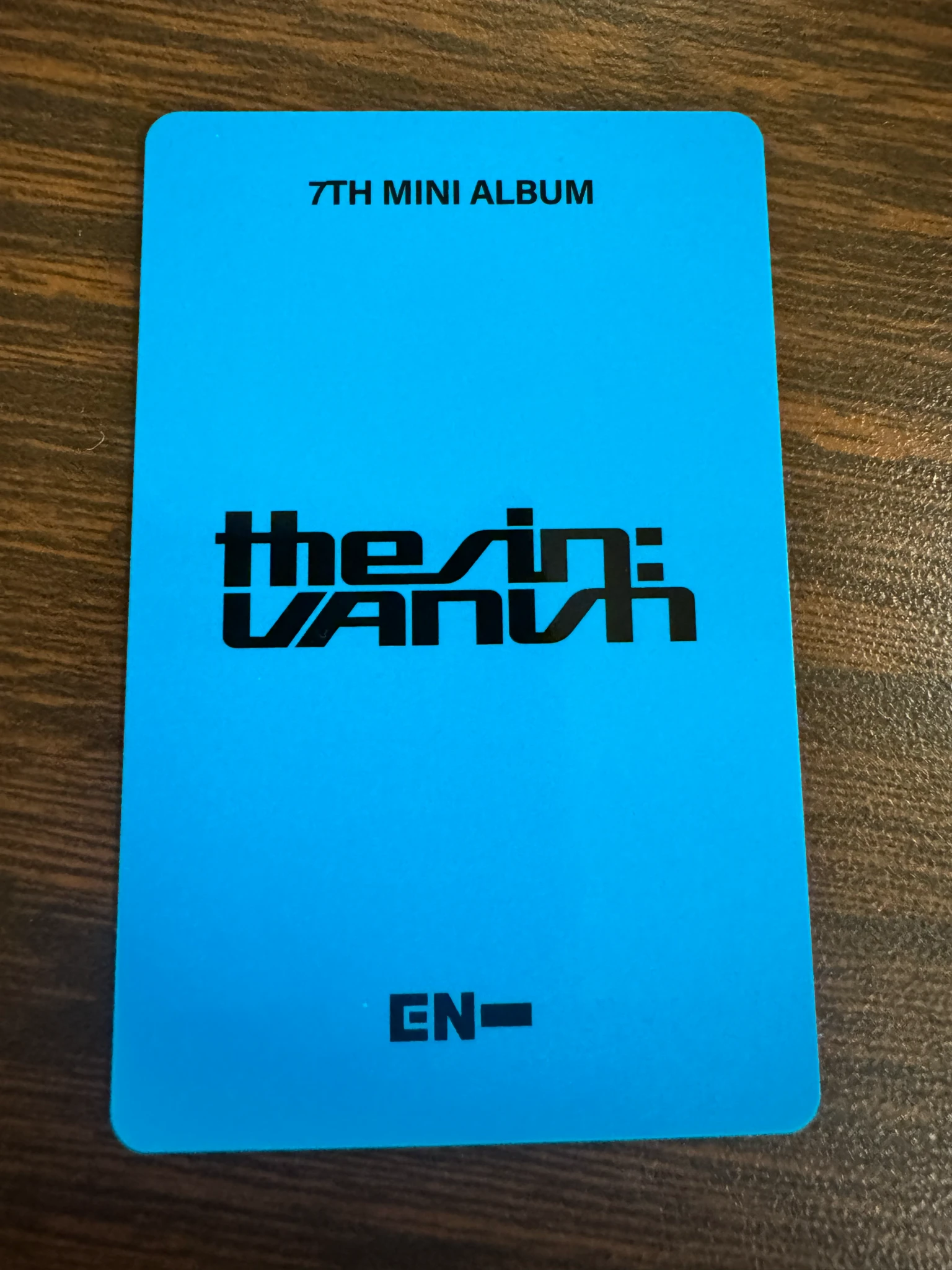 ENHYPEN Sunoo ENHYPEN - Sunoo - THE SIN: VANISH Album withfans / yizhiyu (yzy) round 2 video call (fancall) listing photo 2