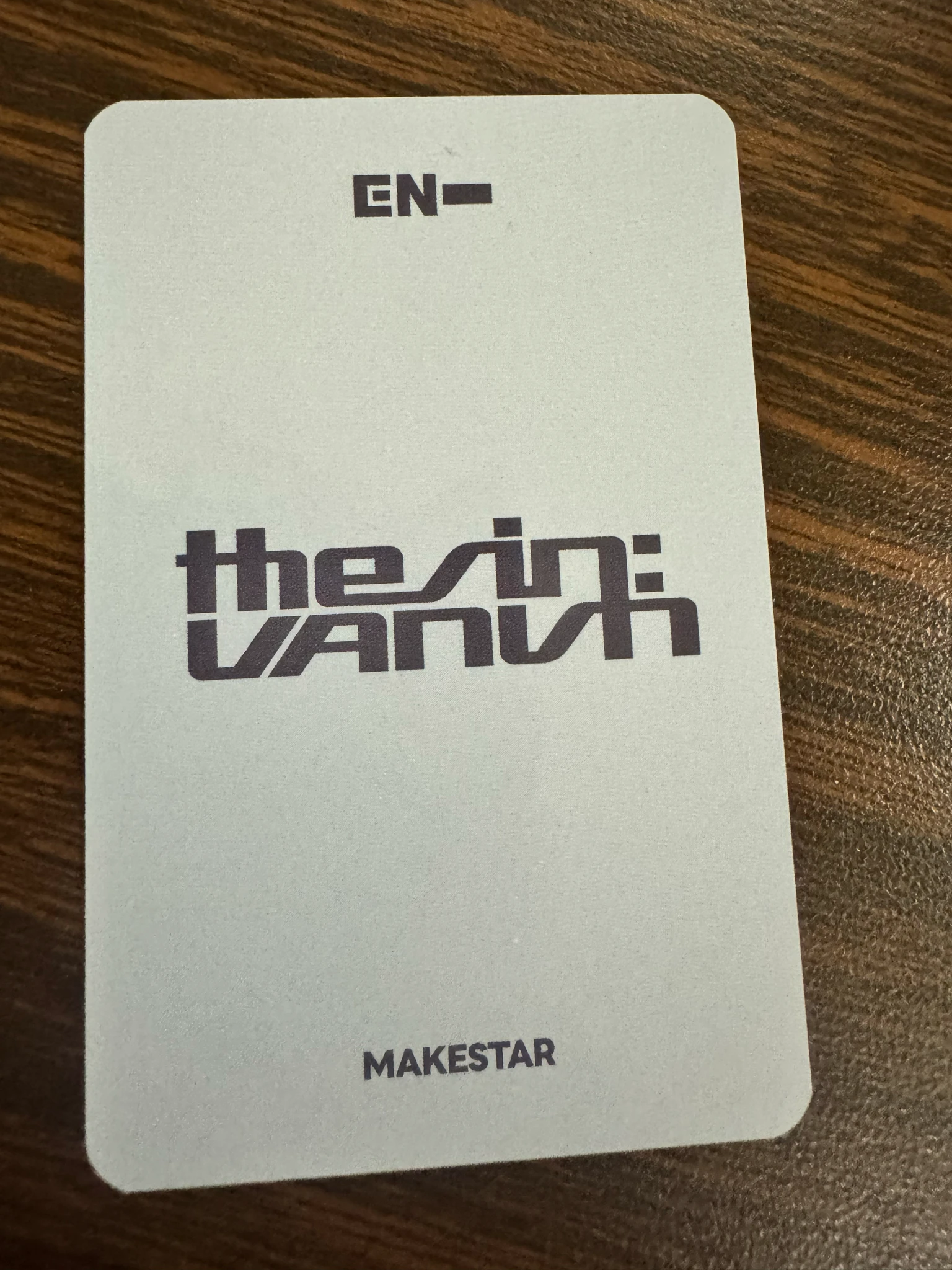 ENHYPEN Sunoo ENHYPEN - Sunoo - THE SIN: VANISH Album makestar pob (pre-order benefit) listing photo 2