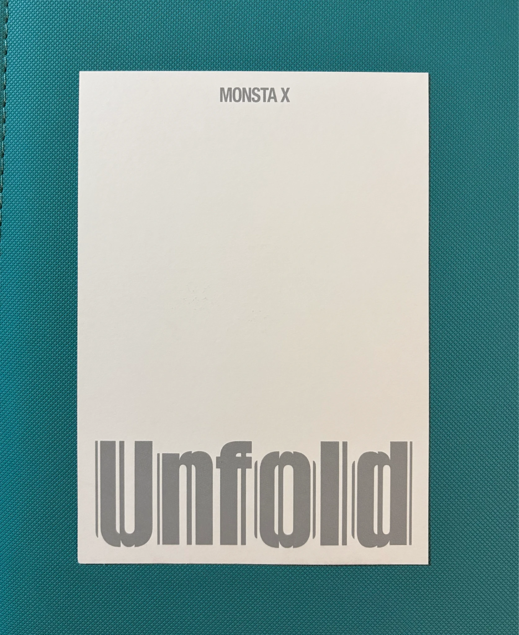 MONSTA X I.M MONSTA X - I.M - Unfold Album english album album inclusion postcard listing photo 2