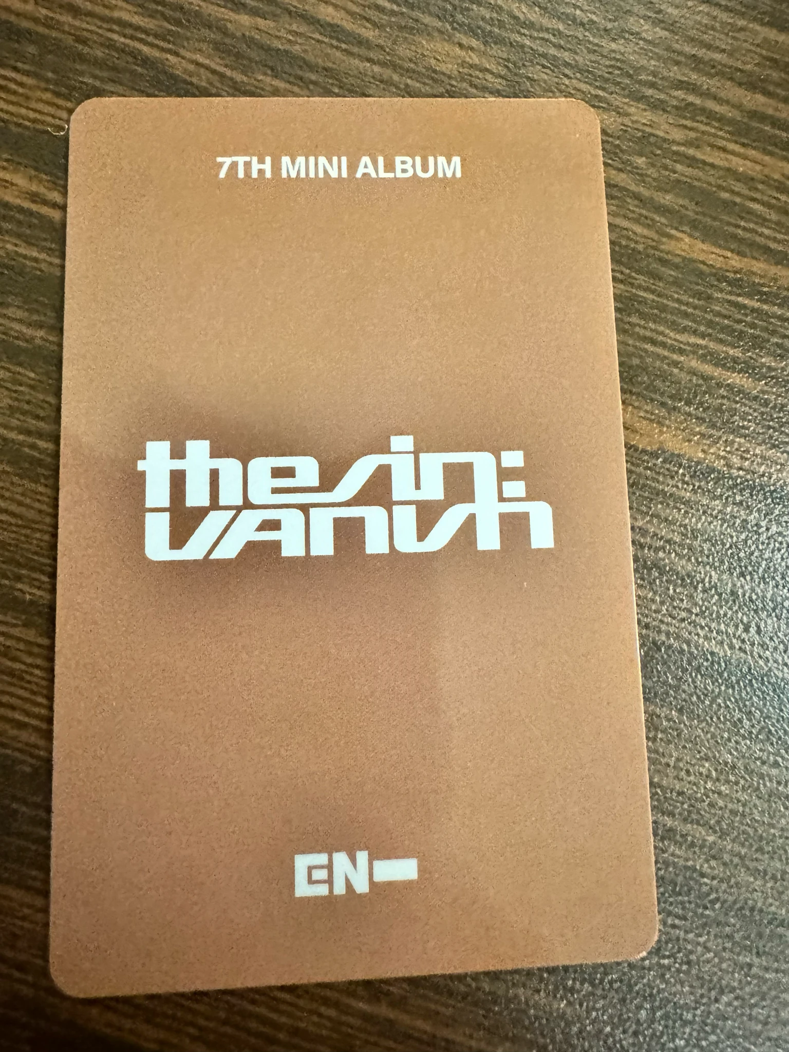 ENHYPEN Sunoo ENHYPEN - Sunoo - THE SIN: VANISH Album round 5 video call/fancall withfans / yizhiyu (yzy) listing photo 2