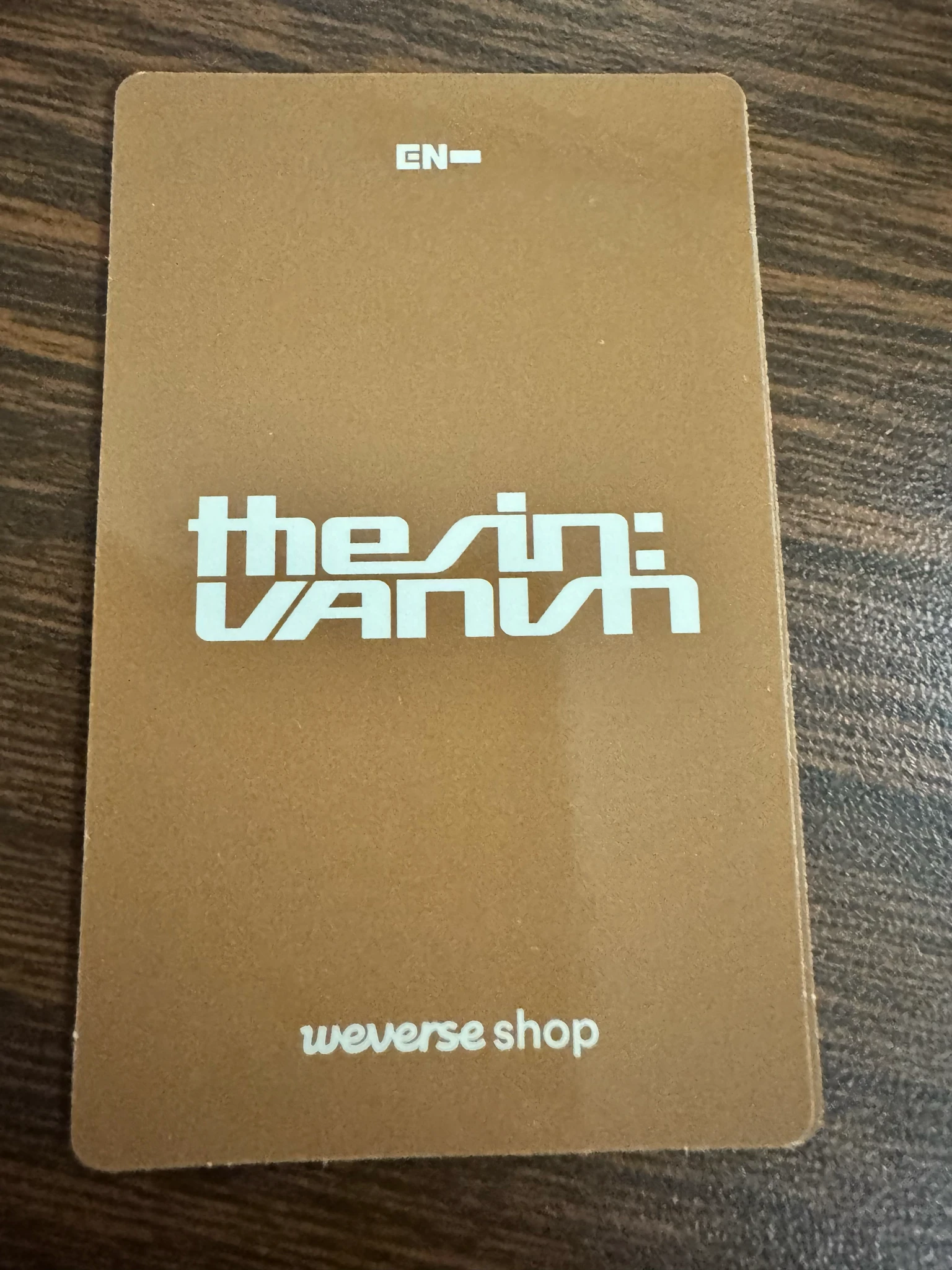 ENHYPEN Sunoo ENHYPEN - Sunoo - THE SIN: VANISH Album shopee bangkok cafe event listing photo 2