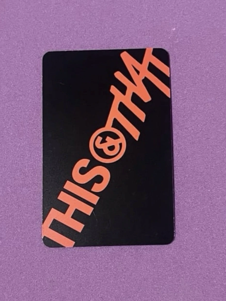 Stray Kids Stray Kids - Hyunjin & I.N - This & That Album album photocard this version listing photo 2