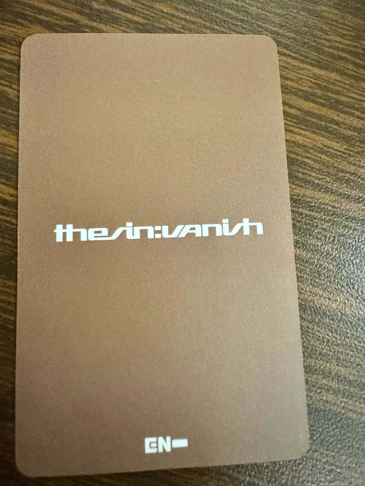 ENHYPEN Sunoo ENHYPEN - Sunoo - THE SIN: VANISH Album ums japan (universal music store) lucky draw listing photo 2
