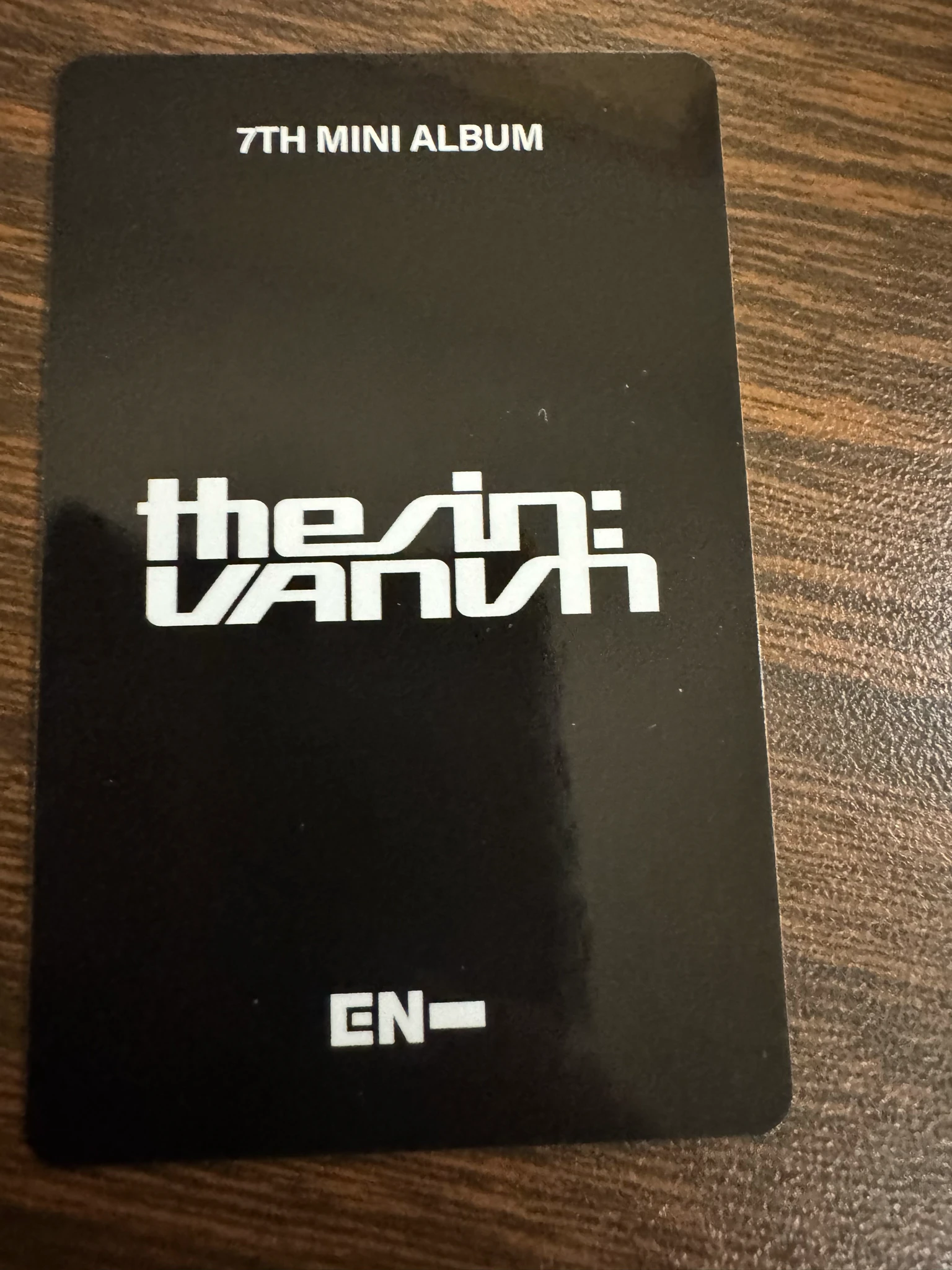 ENHYPEN Sunoo ENHYPEN - Sunoo - THE SIN: VANISH Album withfans / yizhiyu (yzy) round 3 video call (fancall) listing photo 2