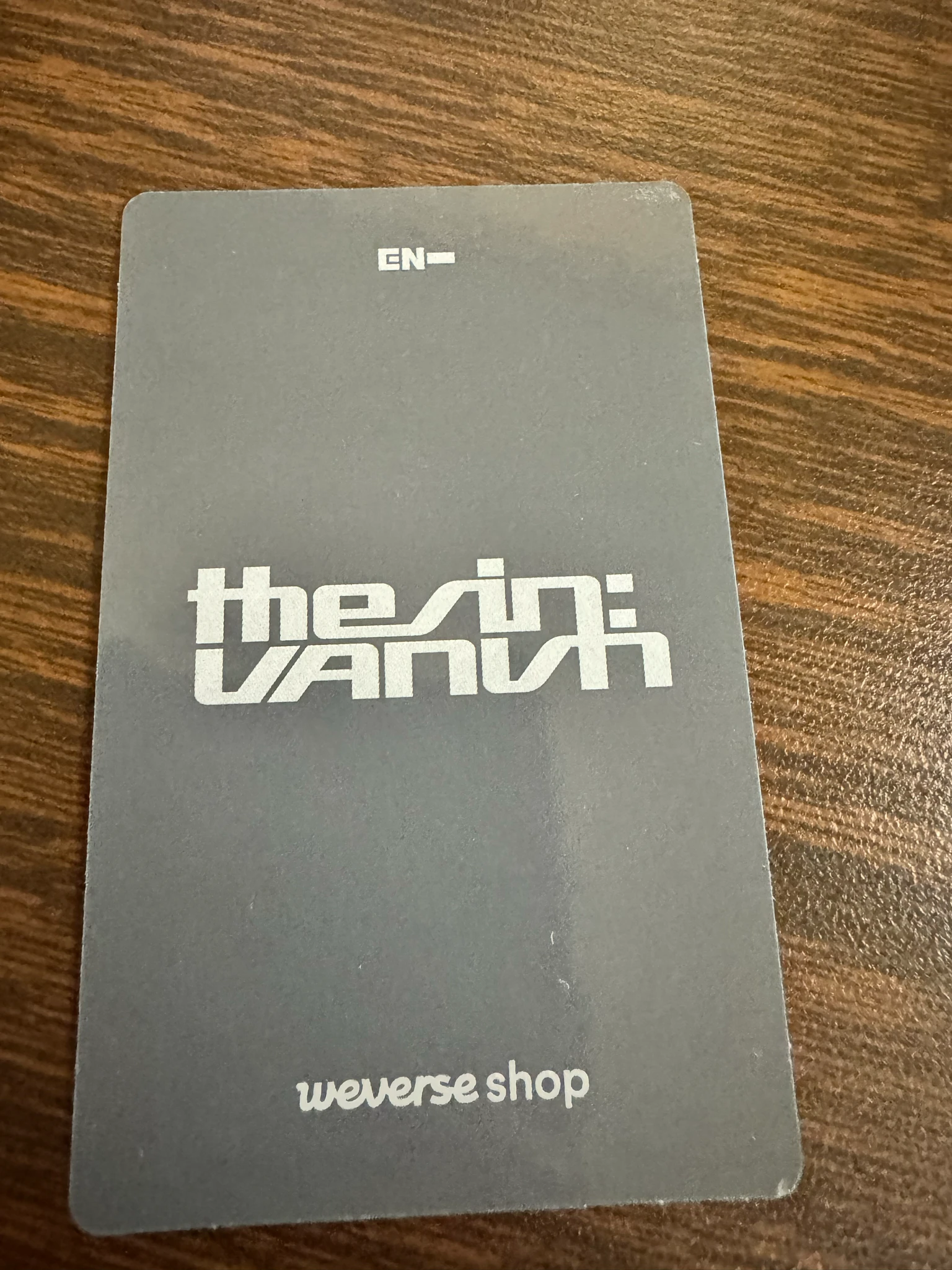 ENHYPEN Sunoo ENHYPEN - Sunoo - THE SIN: VANISH Album standard version weverse global shop (wvg) album live showcase pob (pre-order benefit) listing photo 2