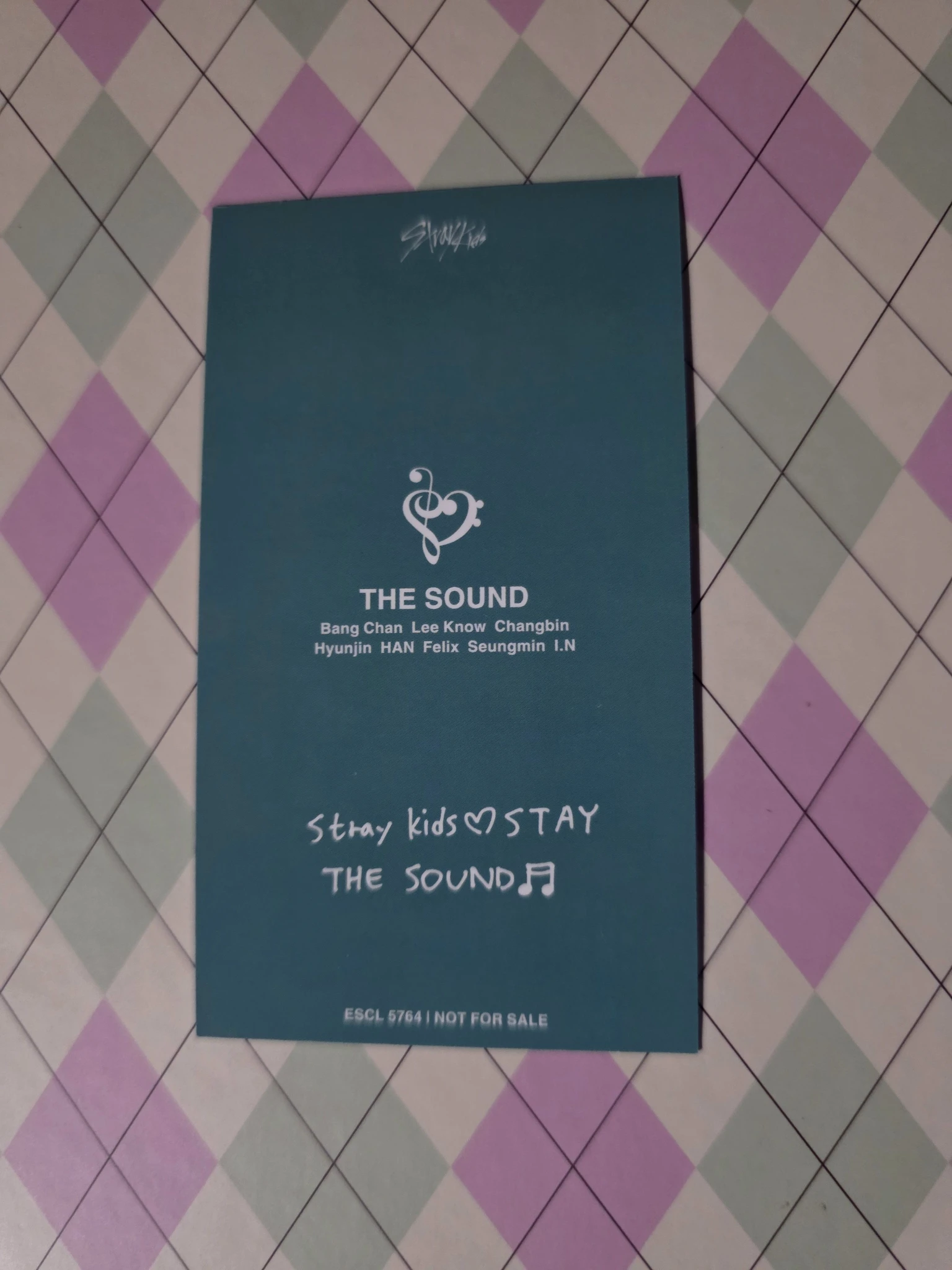 Stray Kids Lee Know Stray Kids - Lee Know - The Sound Album album photocard regular version listing photo 2