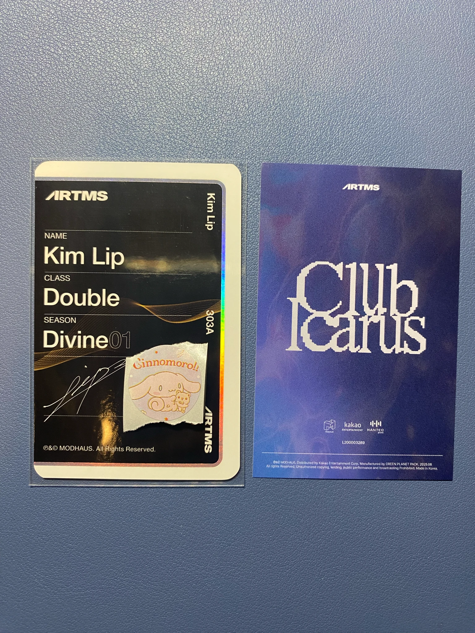 ARTMS Kim Lip ARTMS - Kim Lip - Club Icarus Album album photocard objekt music album listing photo 2