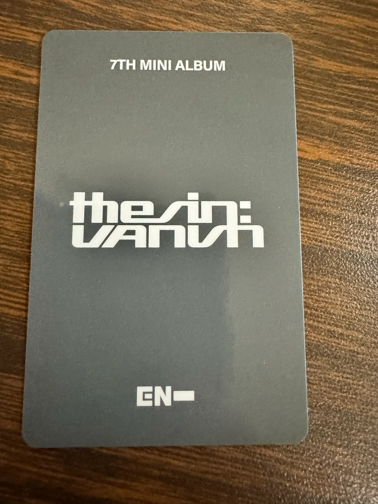 ENHYPEN Sunoo ENHYPEN - Sunoo - THE SIN: VANISH Album withfans / yizhiyu (yzy) video call (fancall) round 1 listing photo 2