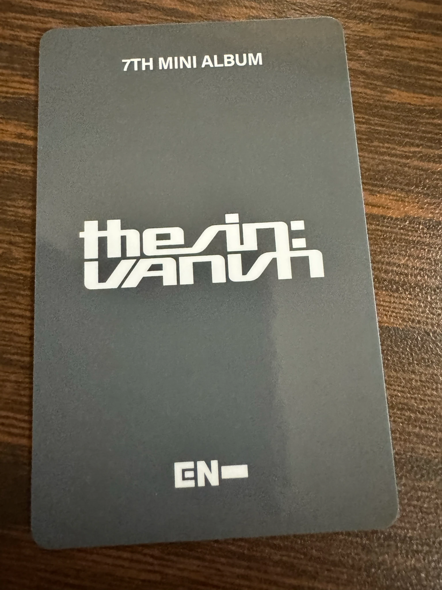 ENHYPEN Sunoo ENHYPEN - Sunoo - THE SIN: VANISH Album withfans / yizhiyu (yzy) video call (fancall) round 1 listing photo 2