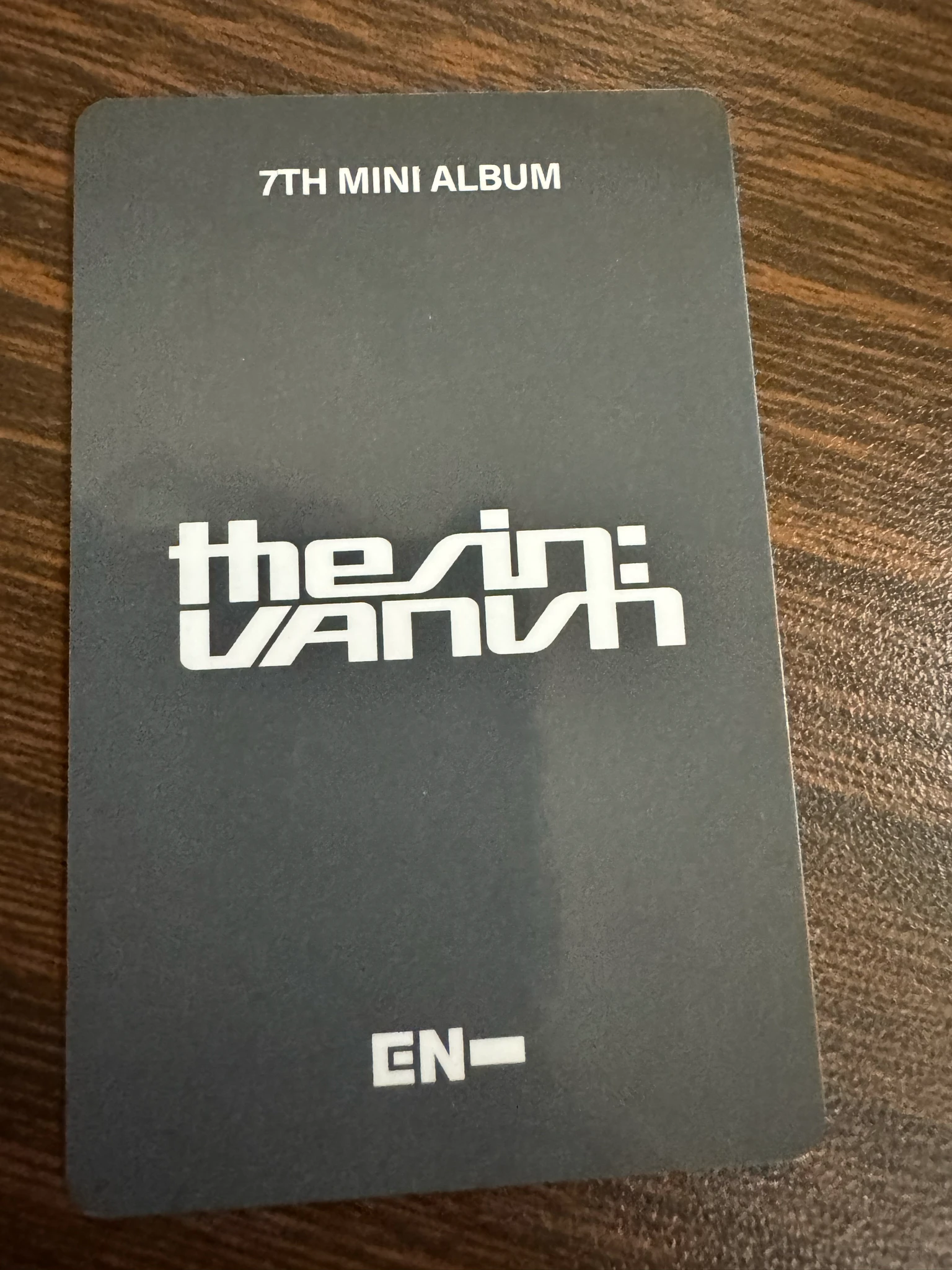 ENHYPEN Sunoo ENHYPEN - Sunoo - THE SIN: VANISH Album withfans / yizhiyu (yzy) video call (fancall) round 4 listing photo 2