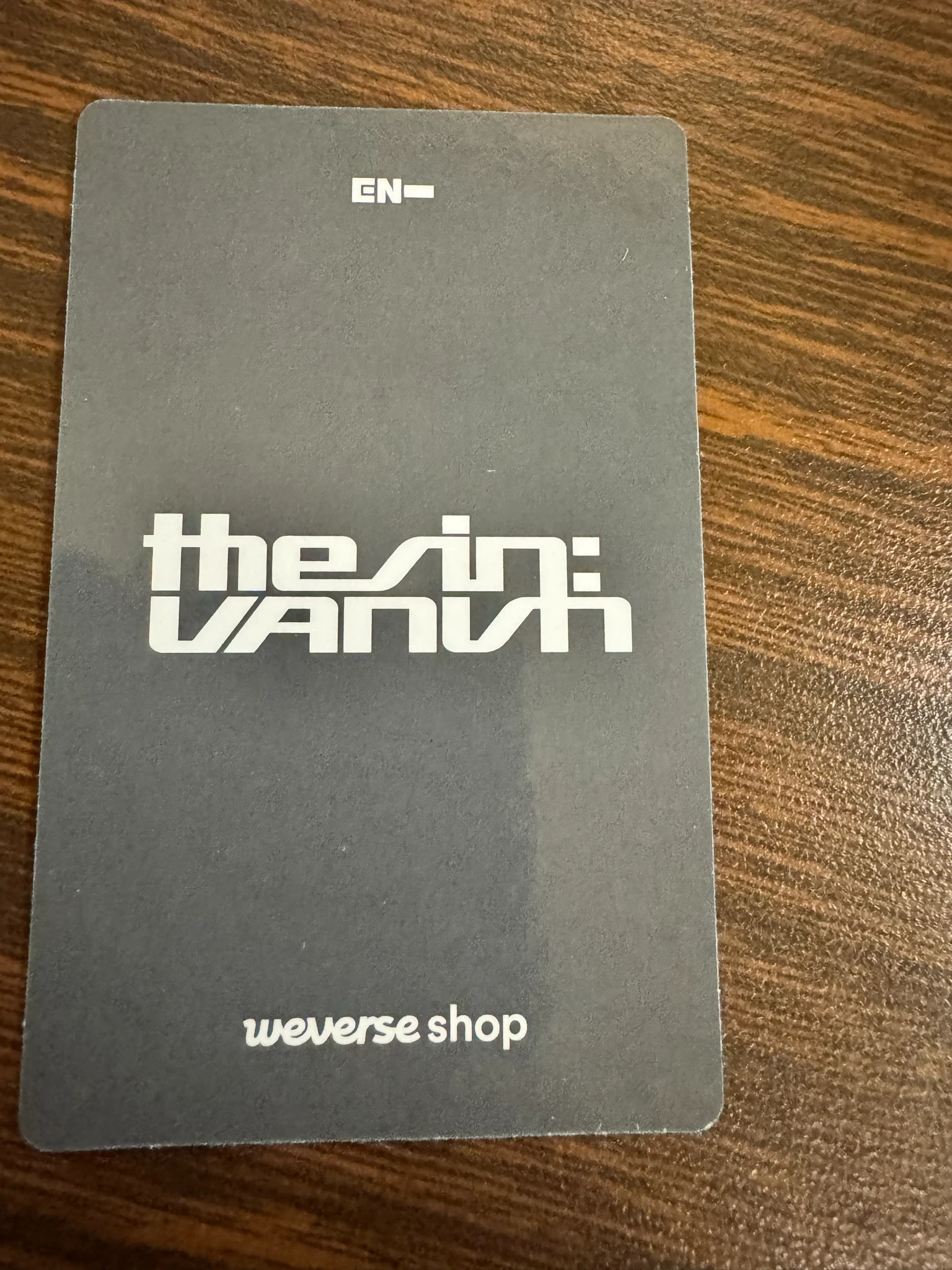 ENHYPEN Sunoo ENHYPEN - Sunoo - THE SIN: VANISH Album pob (pre-order benefit) musinsa listing photo 2
