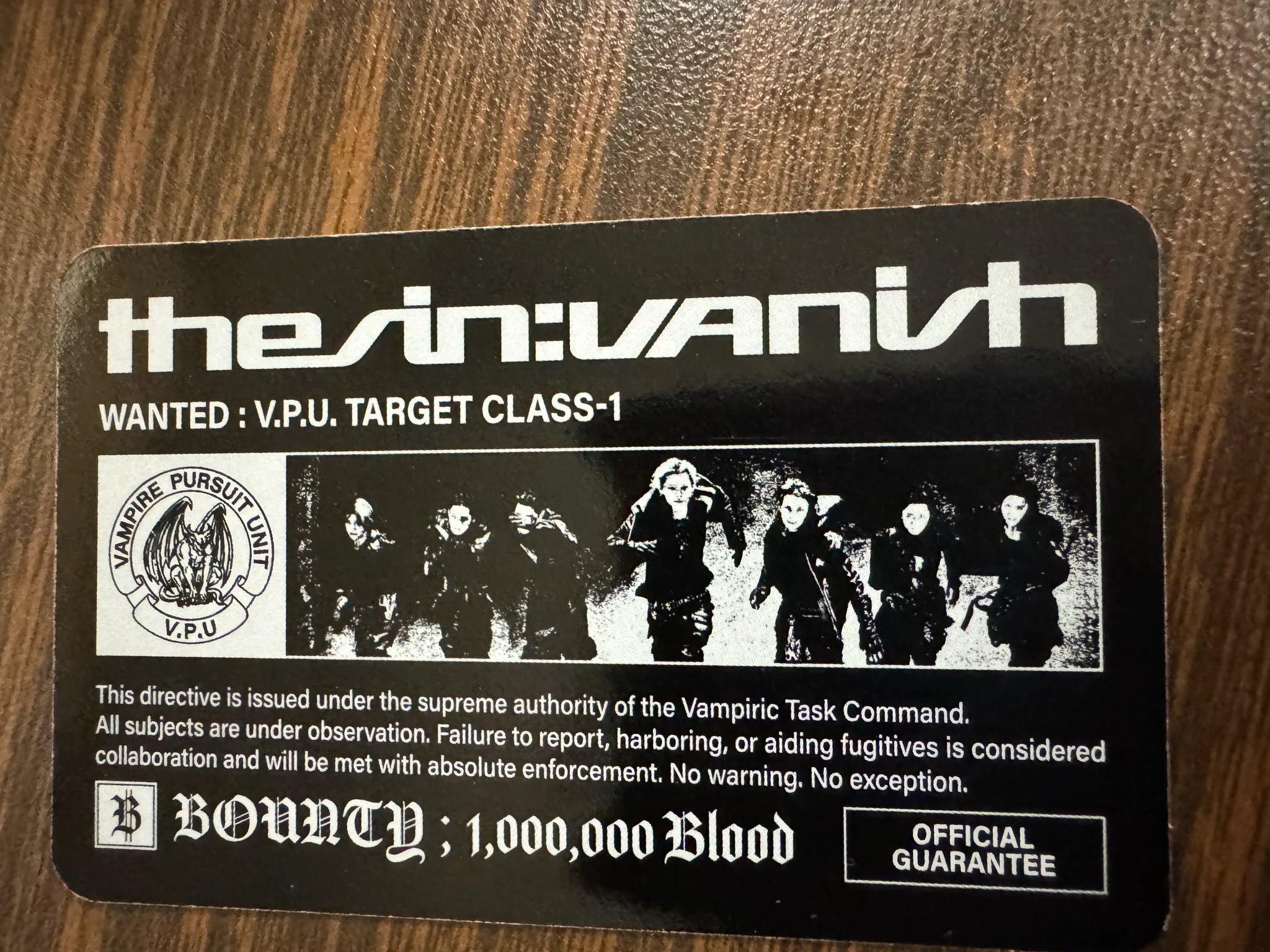 ENHYPEN Sunoo ENHYPEN - Sunoo - THE SIN: VANISH Album japanese album album photocard jewel case version listing photo 2