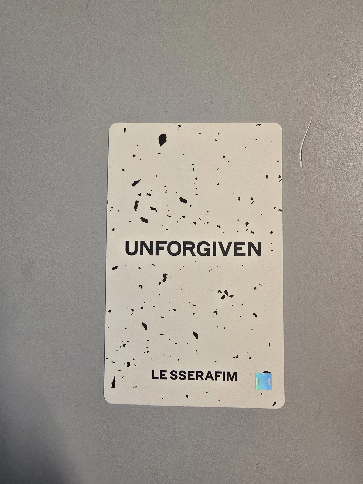 LE SSERAFIM Kim Chaewon LE SSERAFIM - Kim Chaewon - UNFORGIVEN Album powerstation round 1 lucky draw listing photo 2