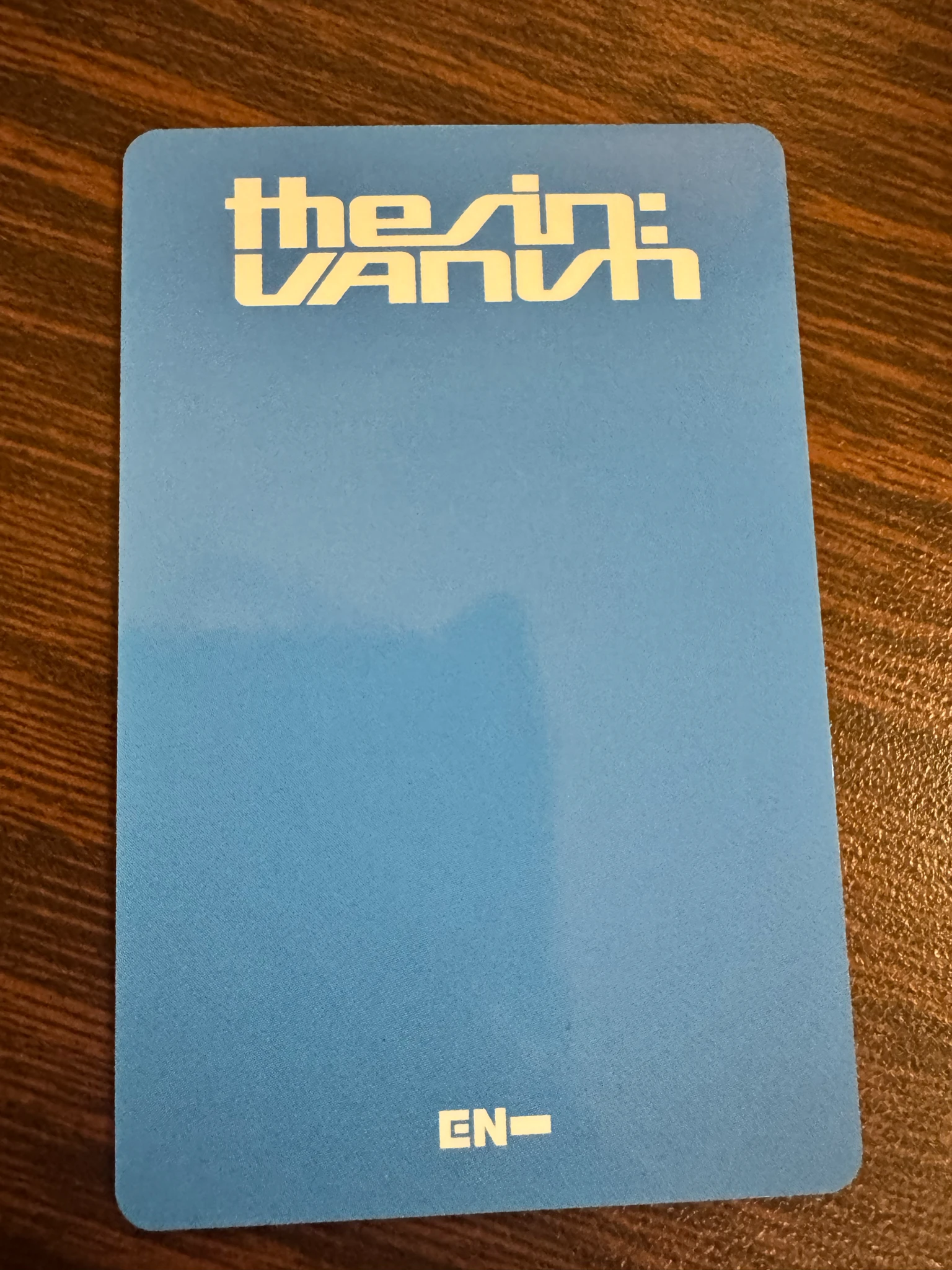 ENHYPEN Sunoo ENHYPEN - Sunoo - THE SIN: VANISH Album weverse japan shop (wvj) round 2 lucky draw (LD) listing photo 2