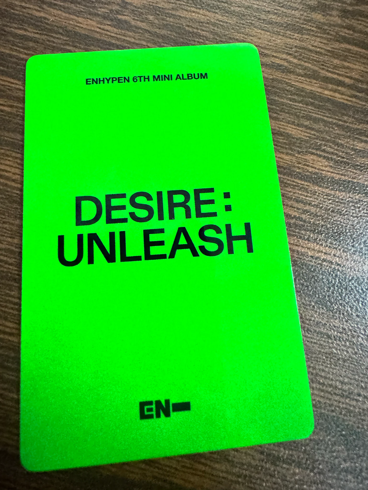 ENHYPEN Sunoo ENHYPEN - Sunoo - DESIRE: UNLEASH Album yizhiyu (yzy) video call (fancall) round 4 listing photo 2