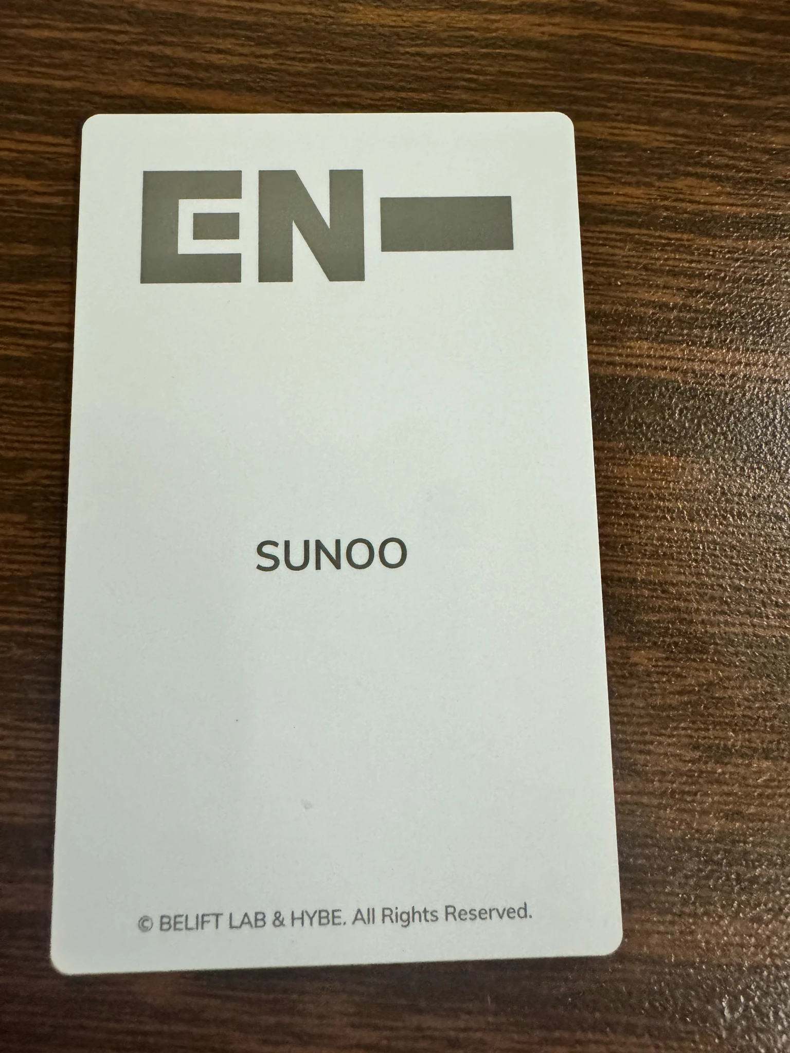 ENHYPEN Sunoo ENHYPEN - Sunoo - Official Light Stick Ver. 2 Other lightstick photocard set listing photo 2
