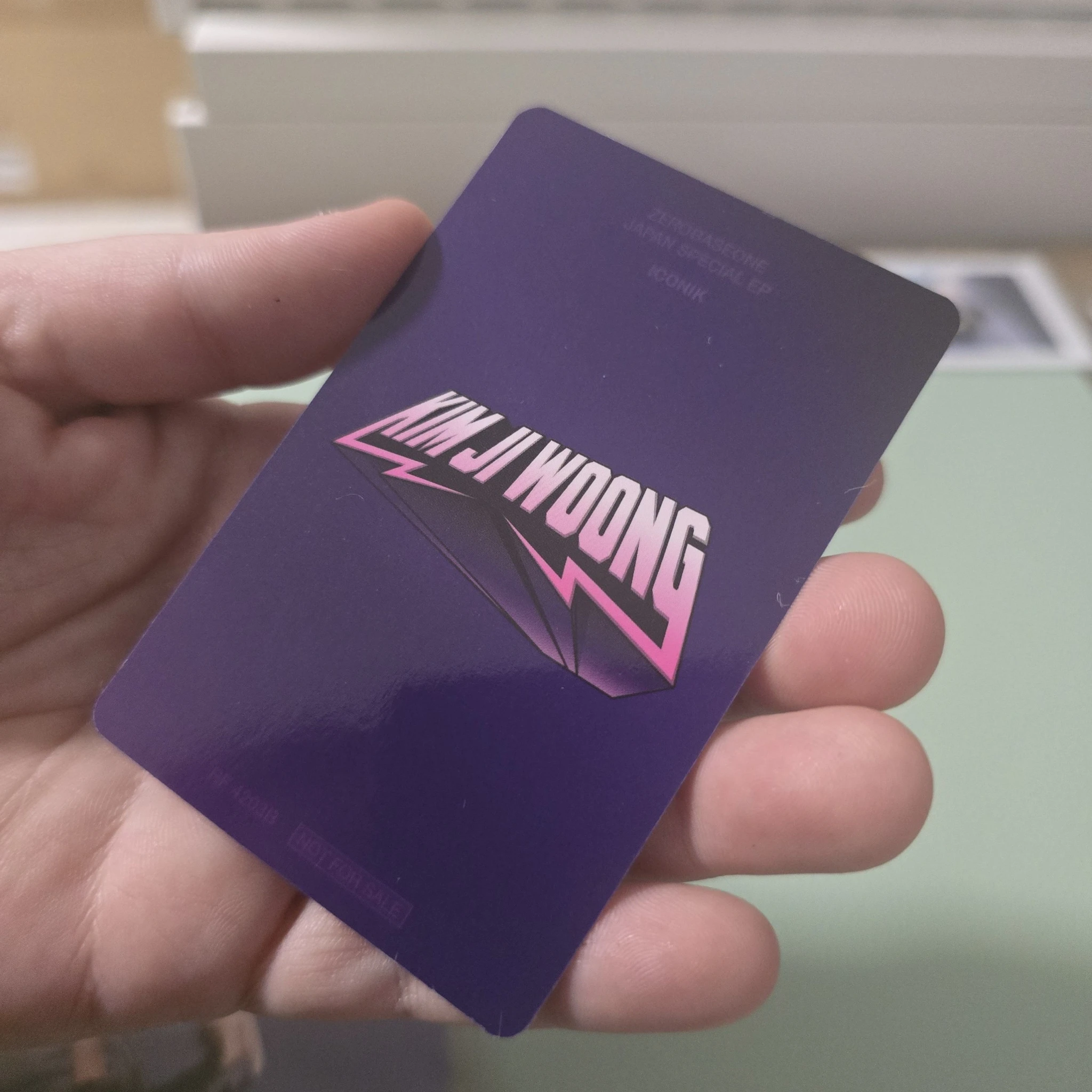 ZEROBASEONE Jiwoong ZEROBASEONE - Jiwoong - Iconik Album album photocard japanese album solo jacket version C version first press only listing photo 2