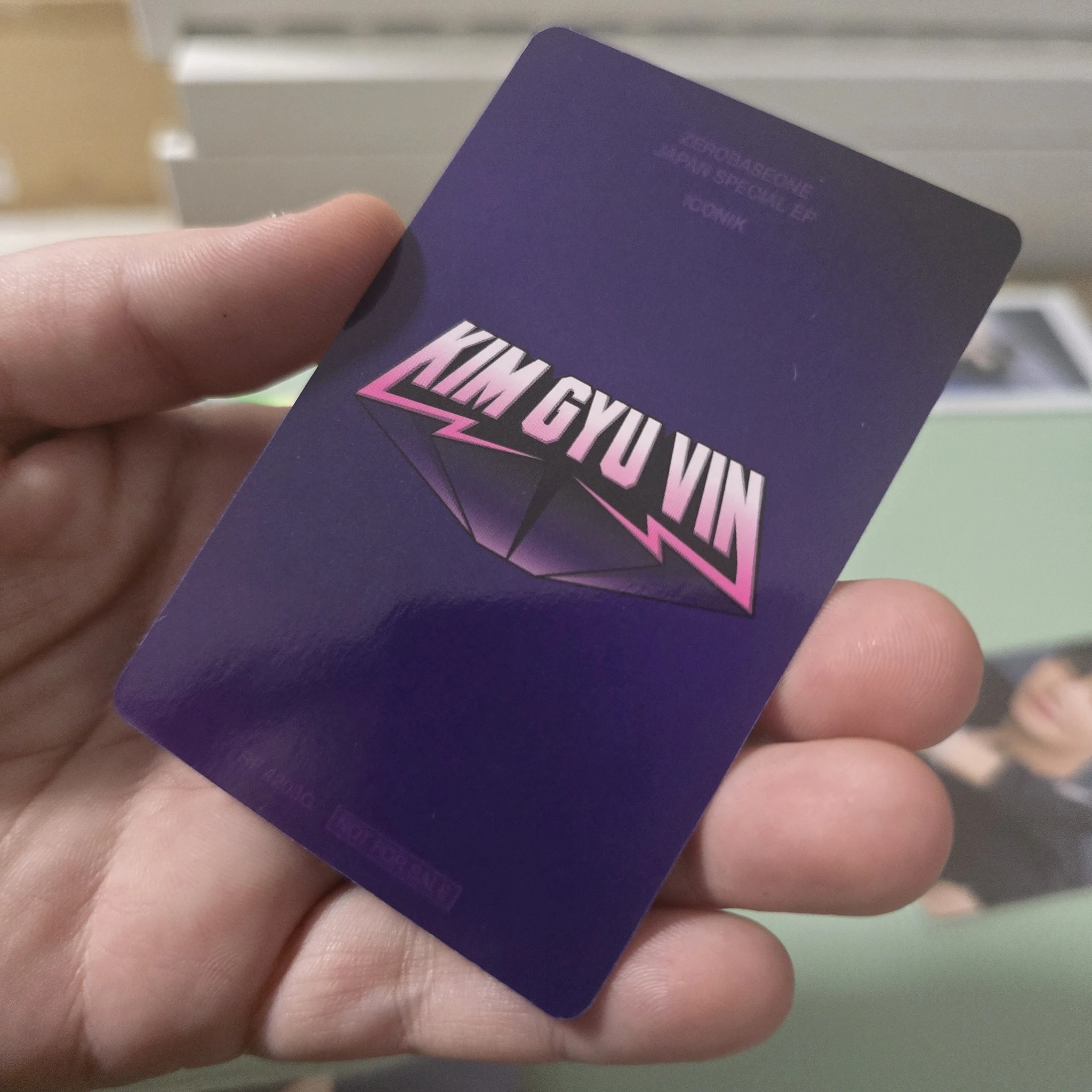 ZEROBASEONE Gyuvin ZEROBASEONE - Gyuvin - Iconik Album solo jacket version japanese album album photocard C version first press only listing photo 2