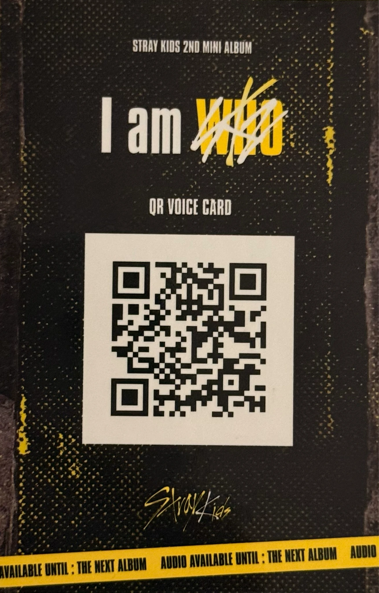 Stray Kids Felix Stray Kids - Felix - I am WHO? Album album photocard yellow border listing photo 2